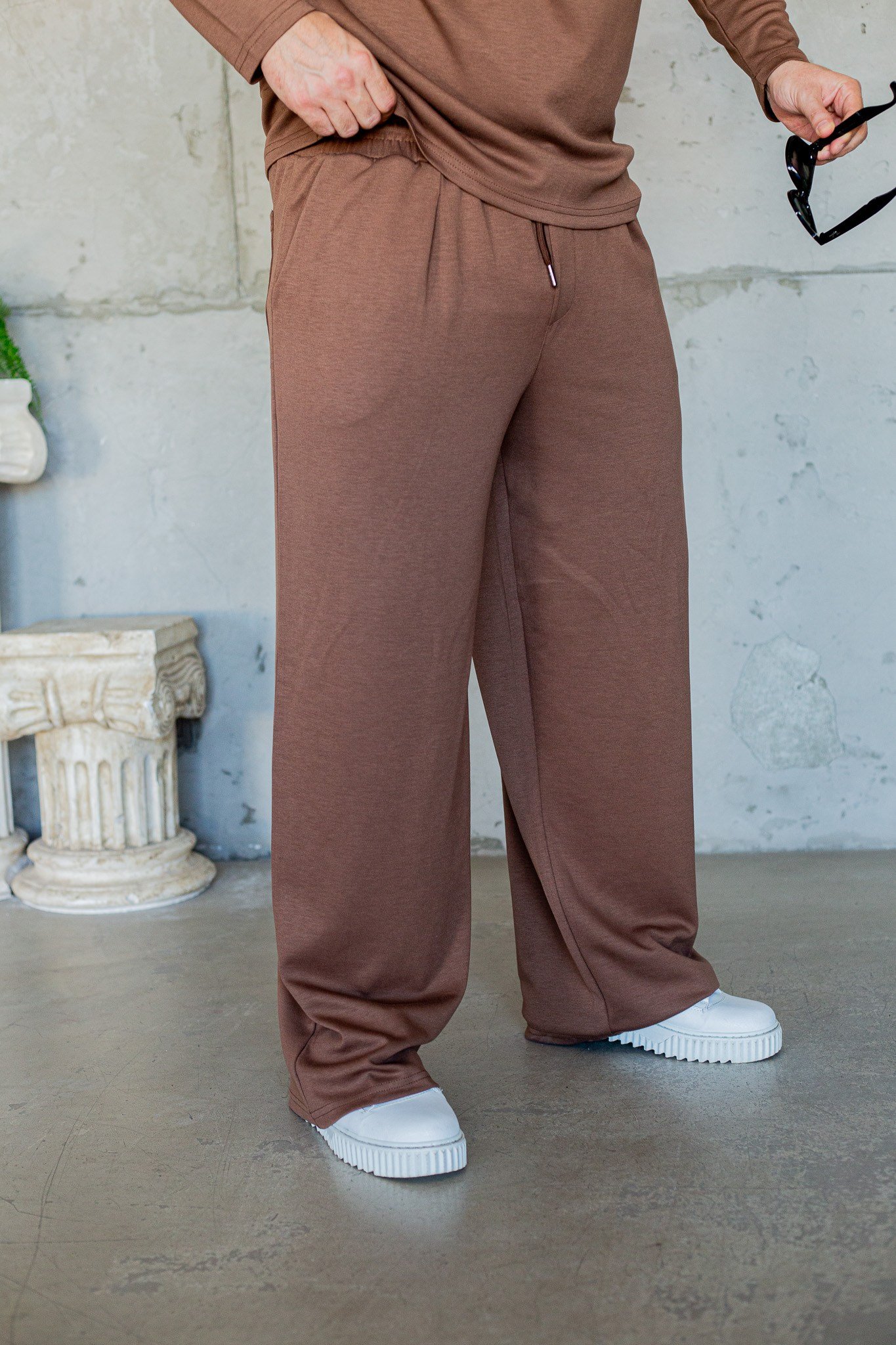 Oysho Kumaş Düğme Detaylı Sweat/Jogger Takım (TKKA72)