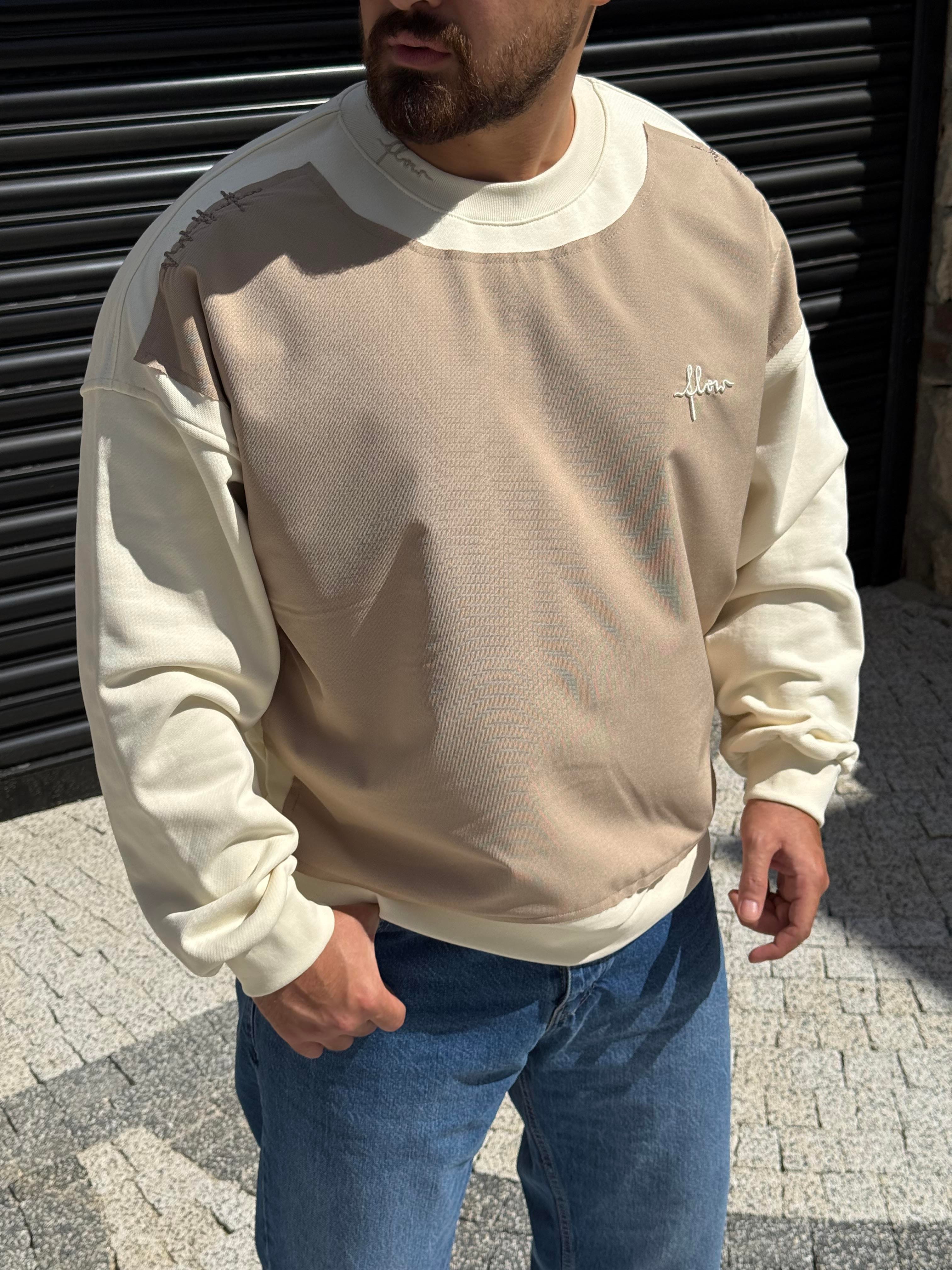 Parça Detaylı Üç İplik Sweatshirt (SVTKR51)