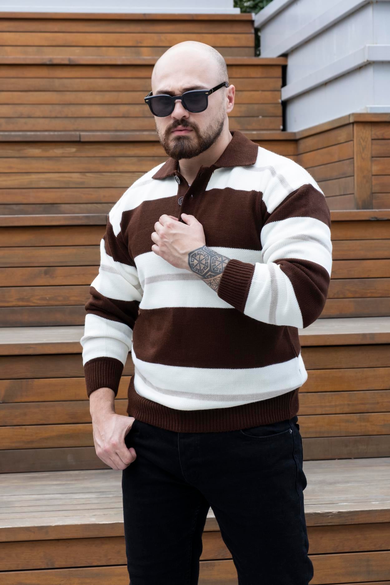 Polo Yaka Örme Kazak (SVTKA24)
