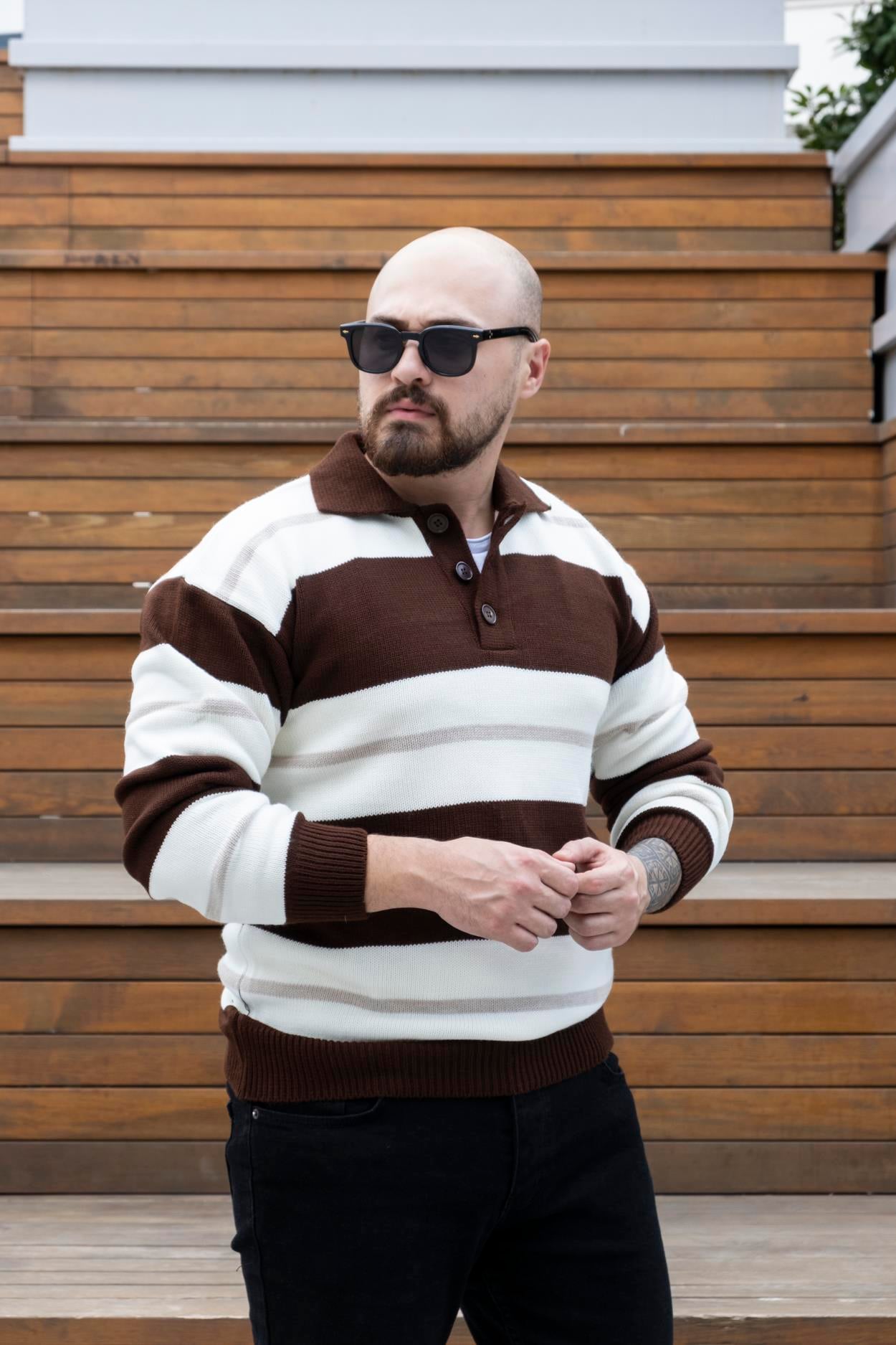 Polo Yaka Örme Kazak (SVTKA24)