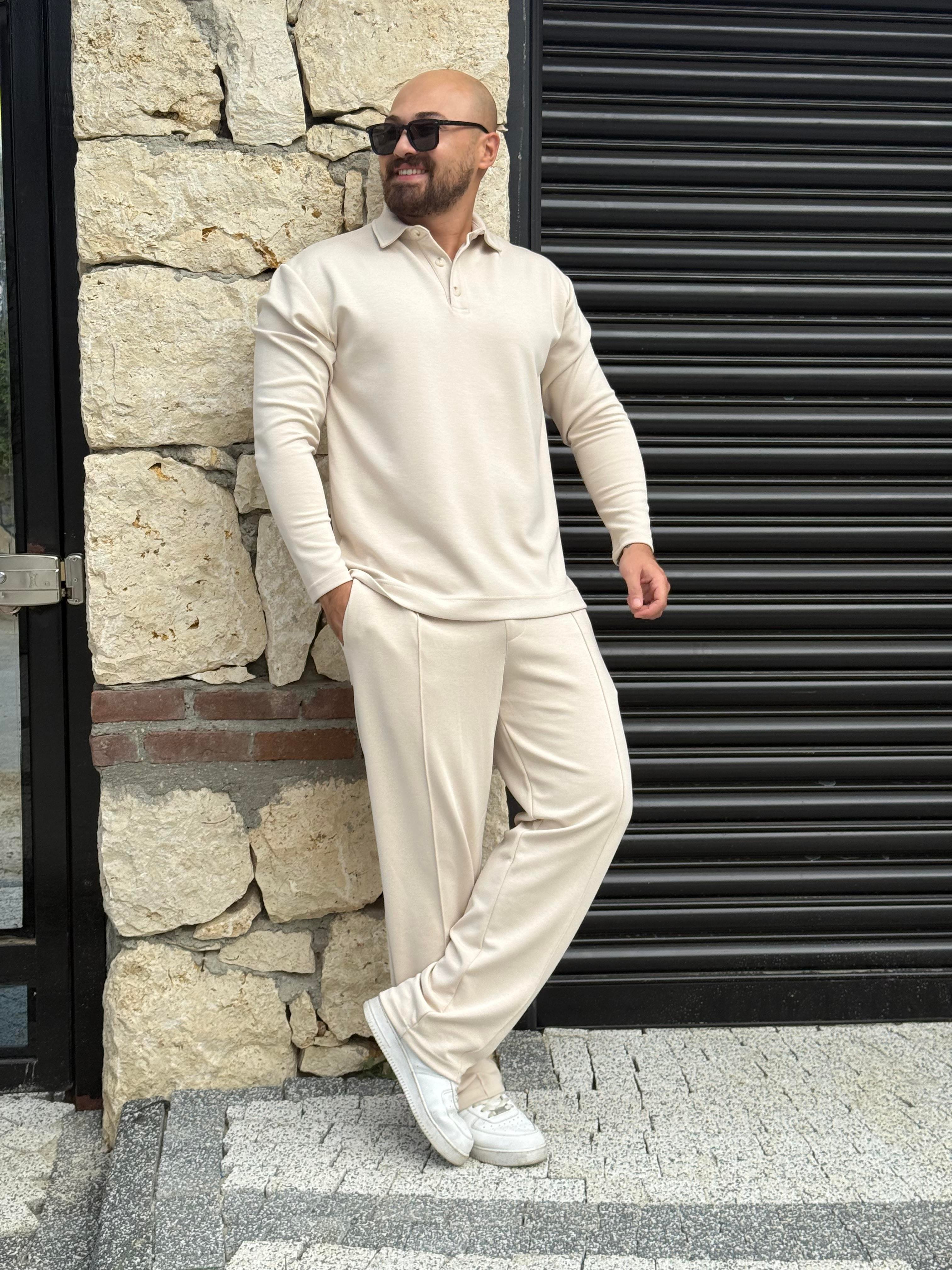 Polo Yaka Oysho Kumaş Alt-Üst Takım (TKK21)