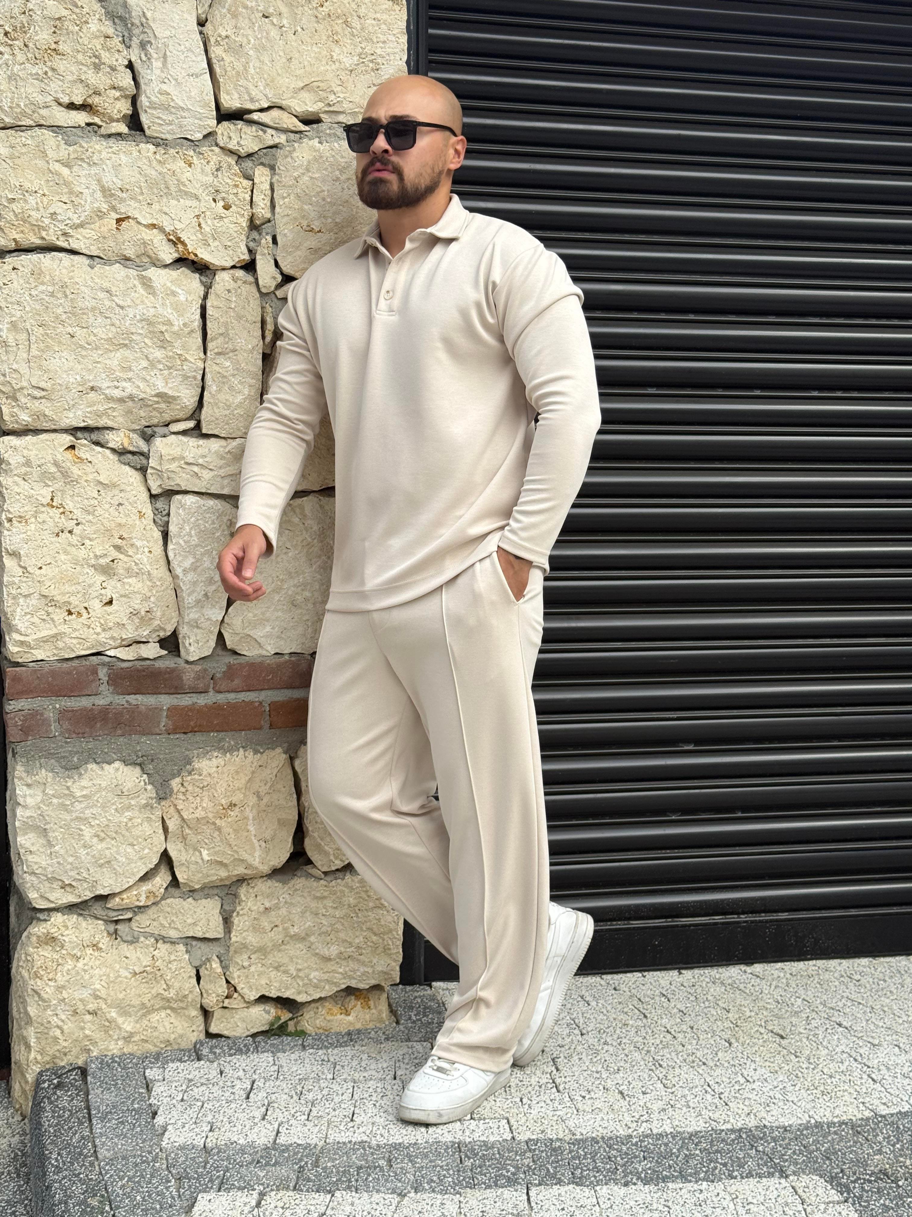 Polo Yaka Oysho Kumaş Alt-Üst Takım (TKK21)