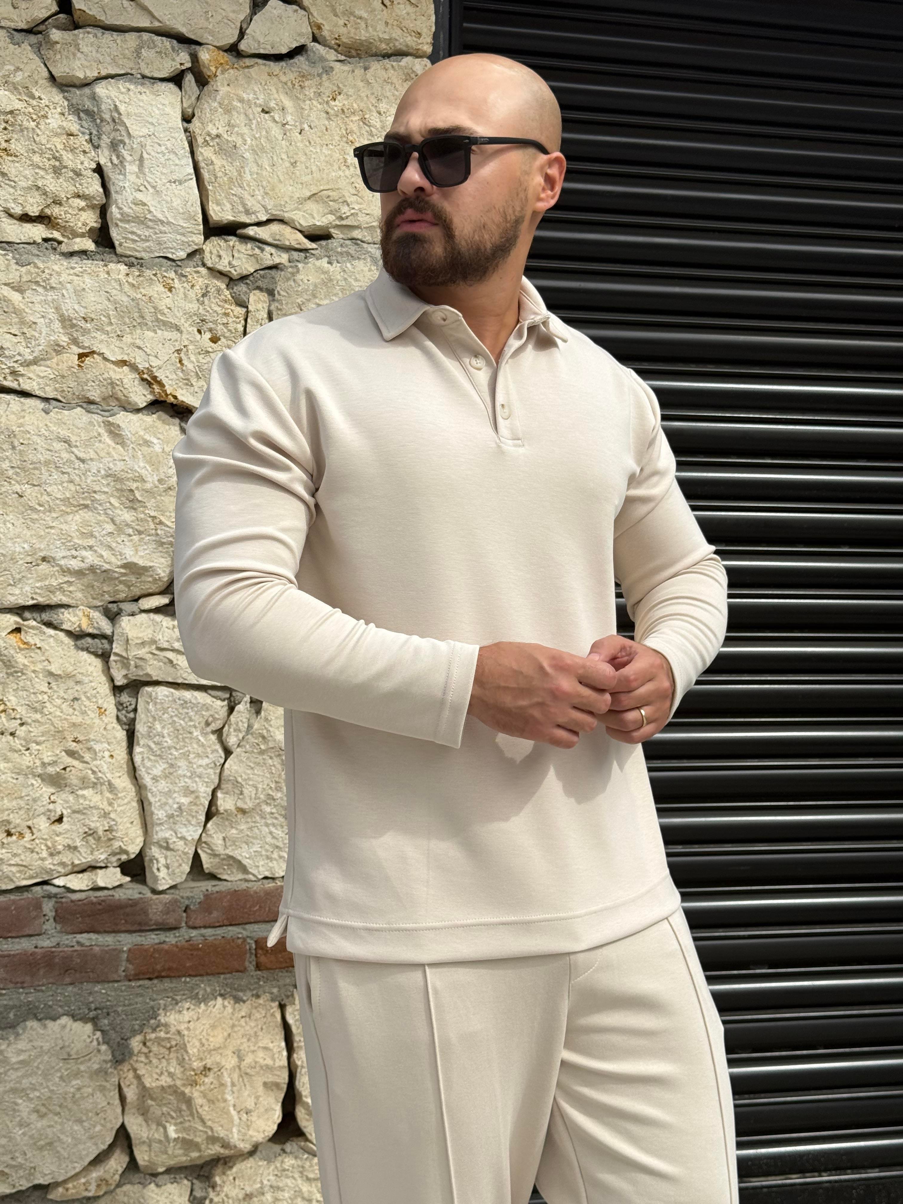 Polo Yaka Oysho Kumaş Alt-Üst Takım (TKK21)