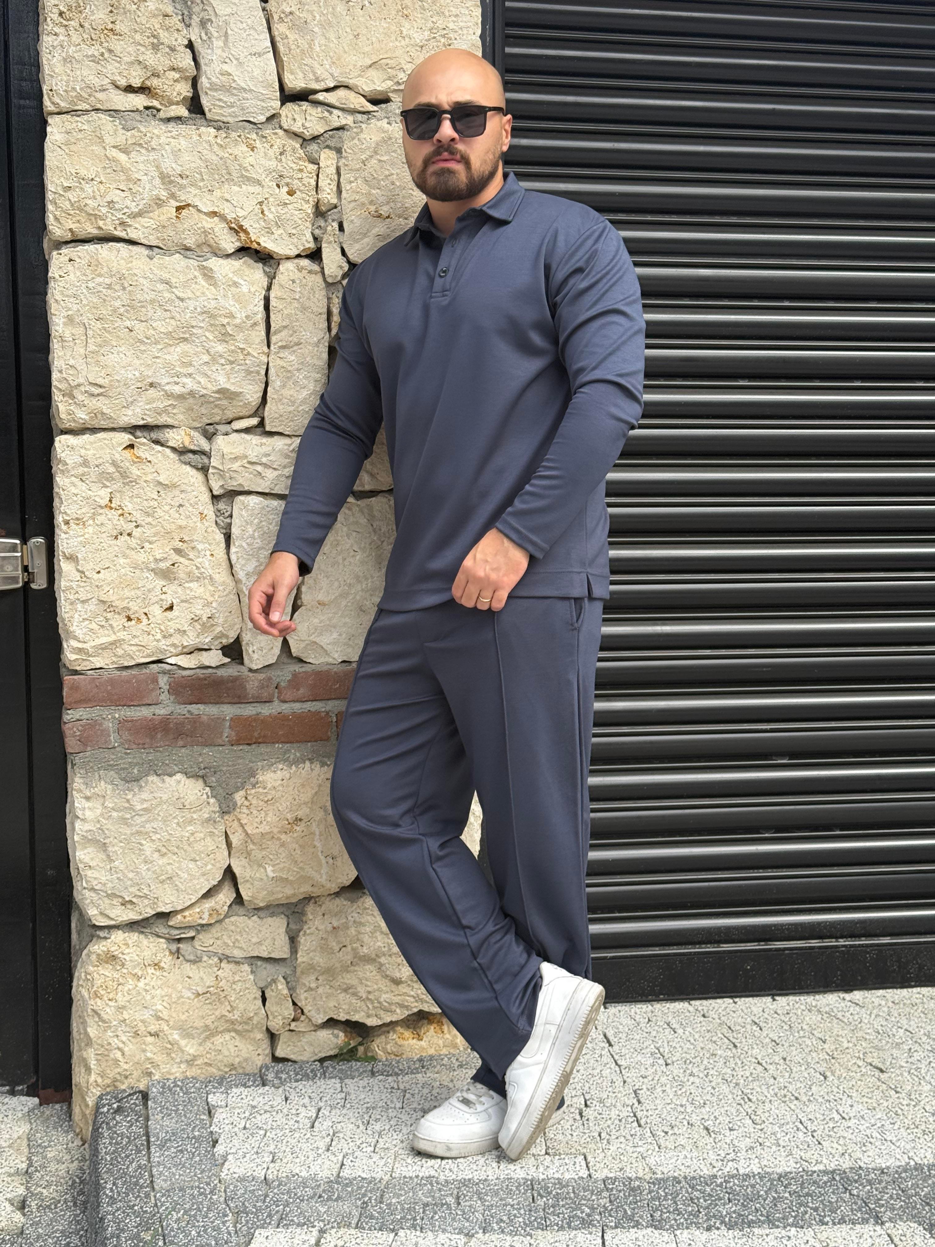 Polo Yaka Oysho Kumaş Alt-Üst Takım (TKL21)
