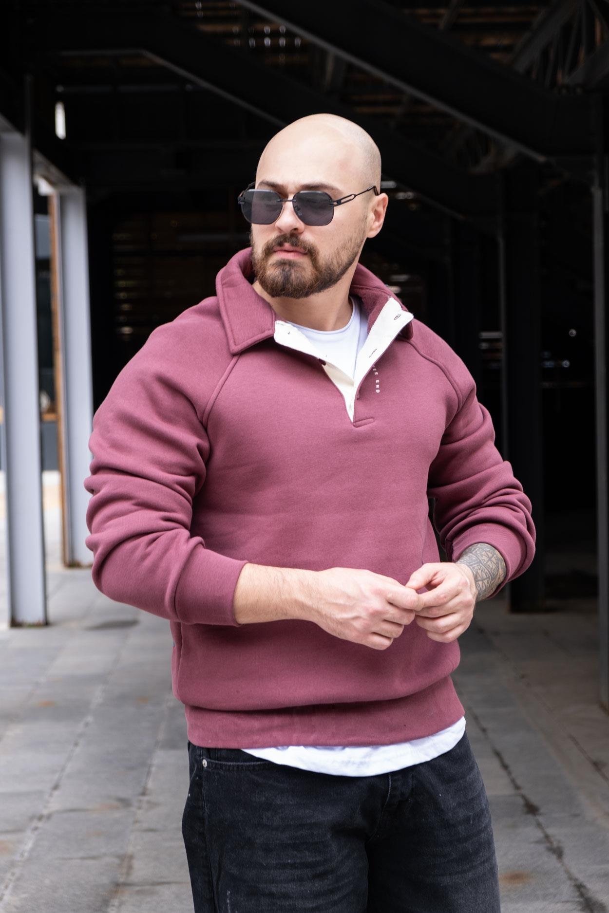 Polo Yaka Sırt Detaylı Sweatshirt (SVTKI35)