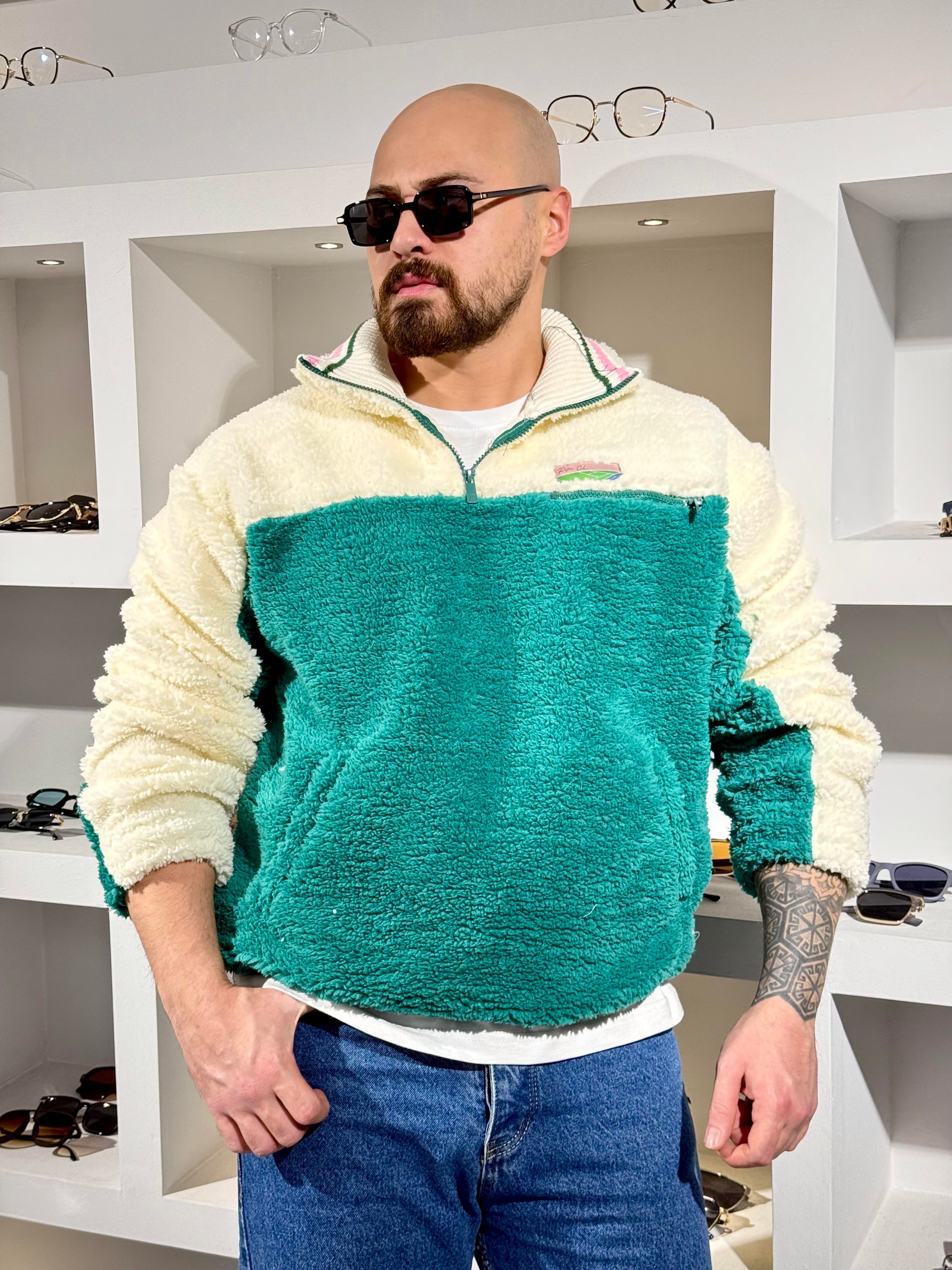 Polo Yaka Üç iplik Şardonlu Sweatshirt (SVTY90)