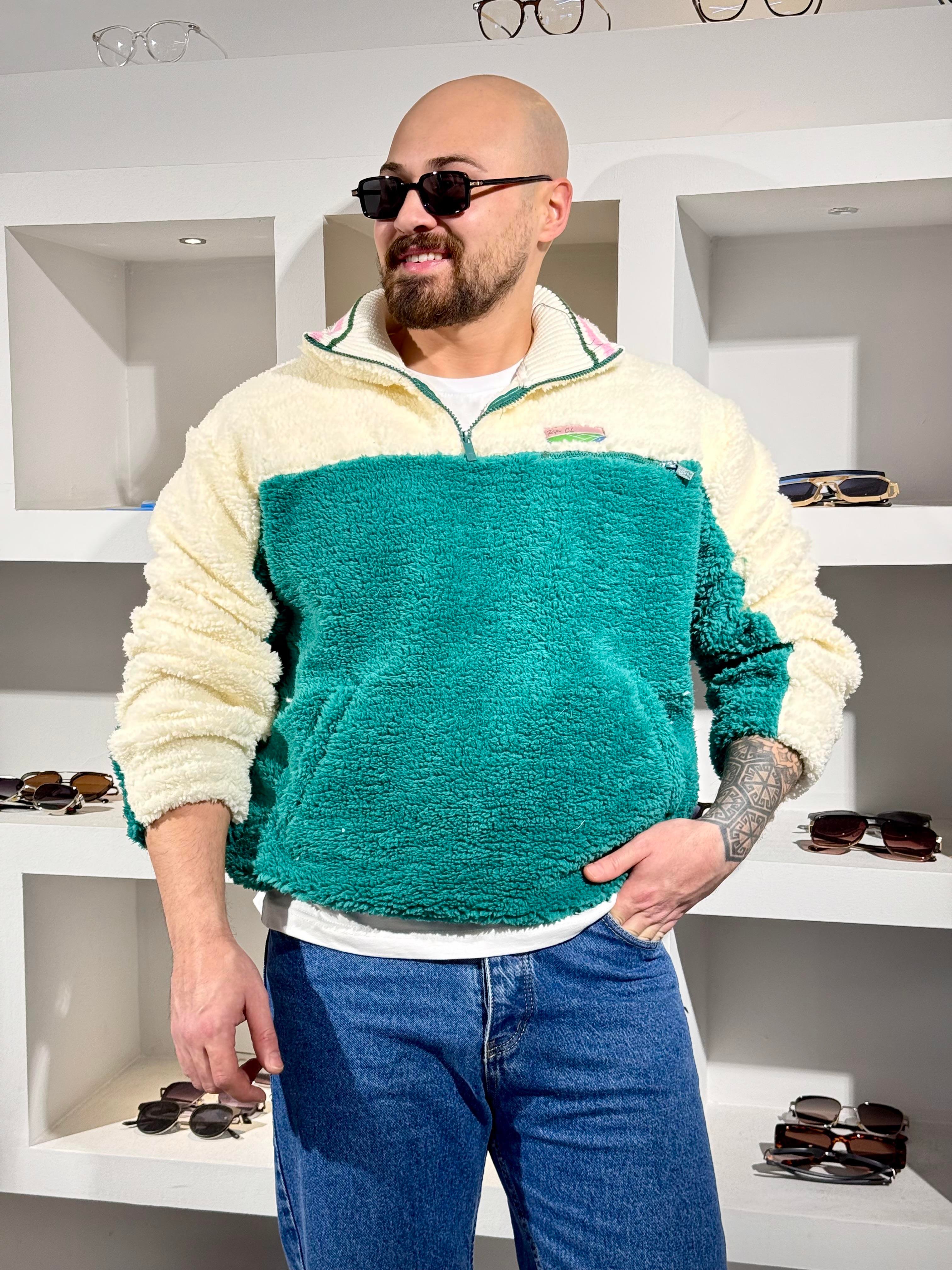 Polo Yaka Üç iplik Şardonlu Sweatshirt (SVTY90)