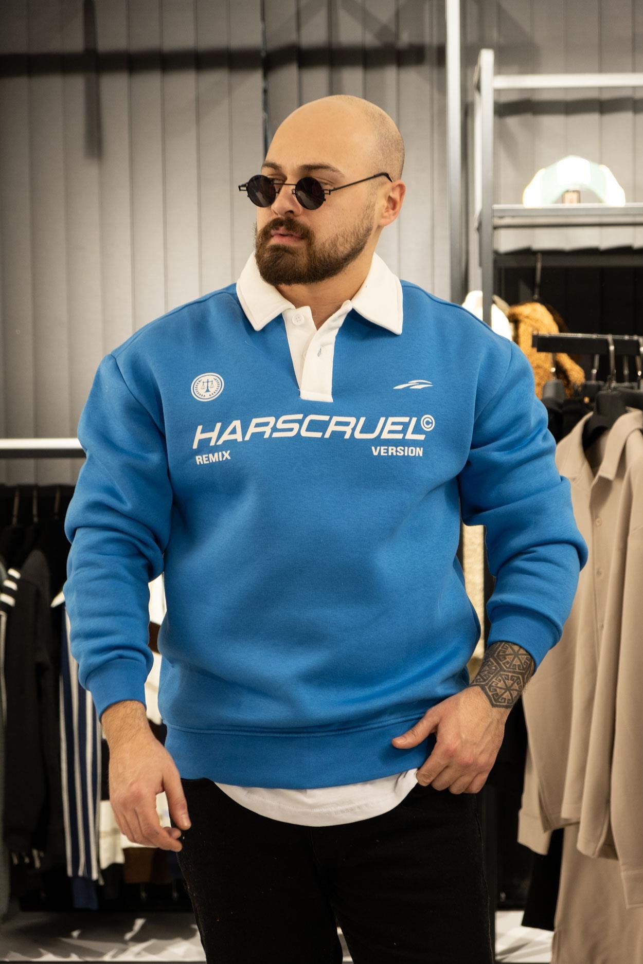 Polo Yaka Üç İplik Sweatshirt (K-SWTM6)