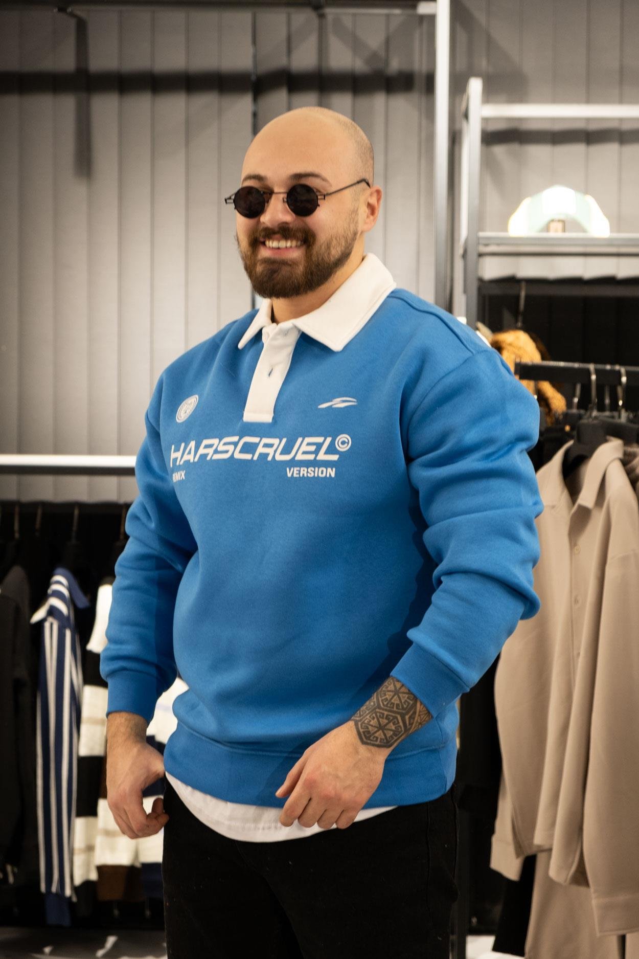 Polo Yaka Üç İplik Sweatshirt (K-SWTM6)