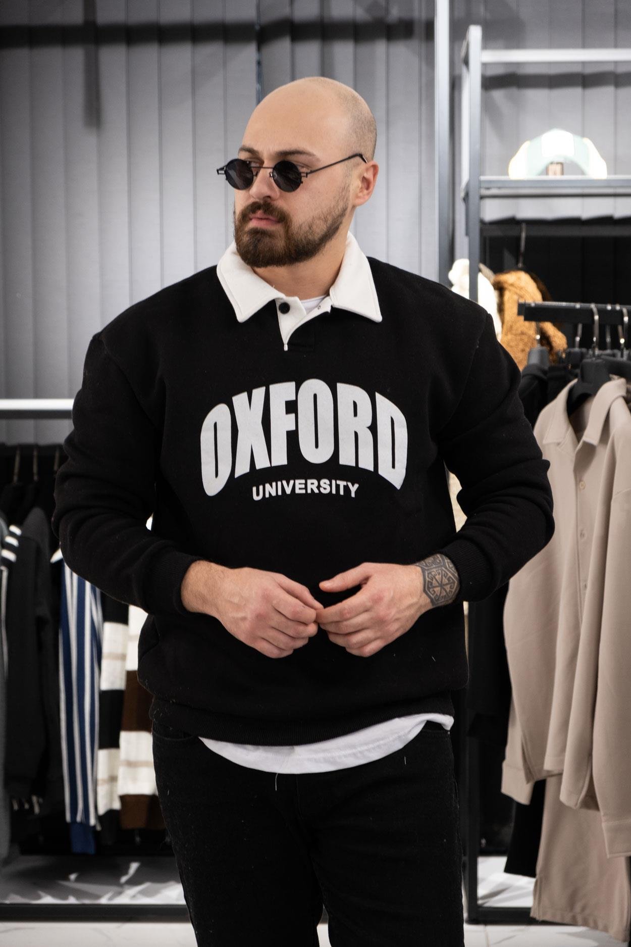 Polo Yaka Üç İplik Sweatshirt (K-SWTS5)