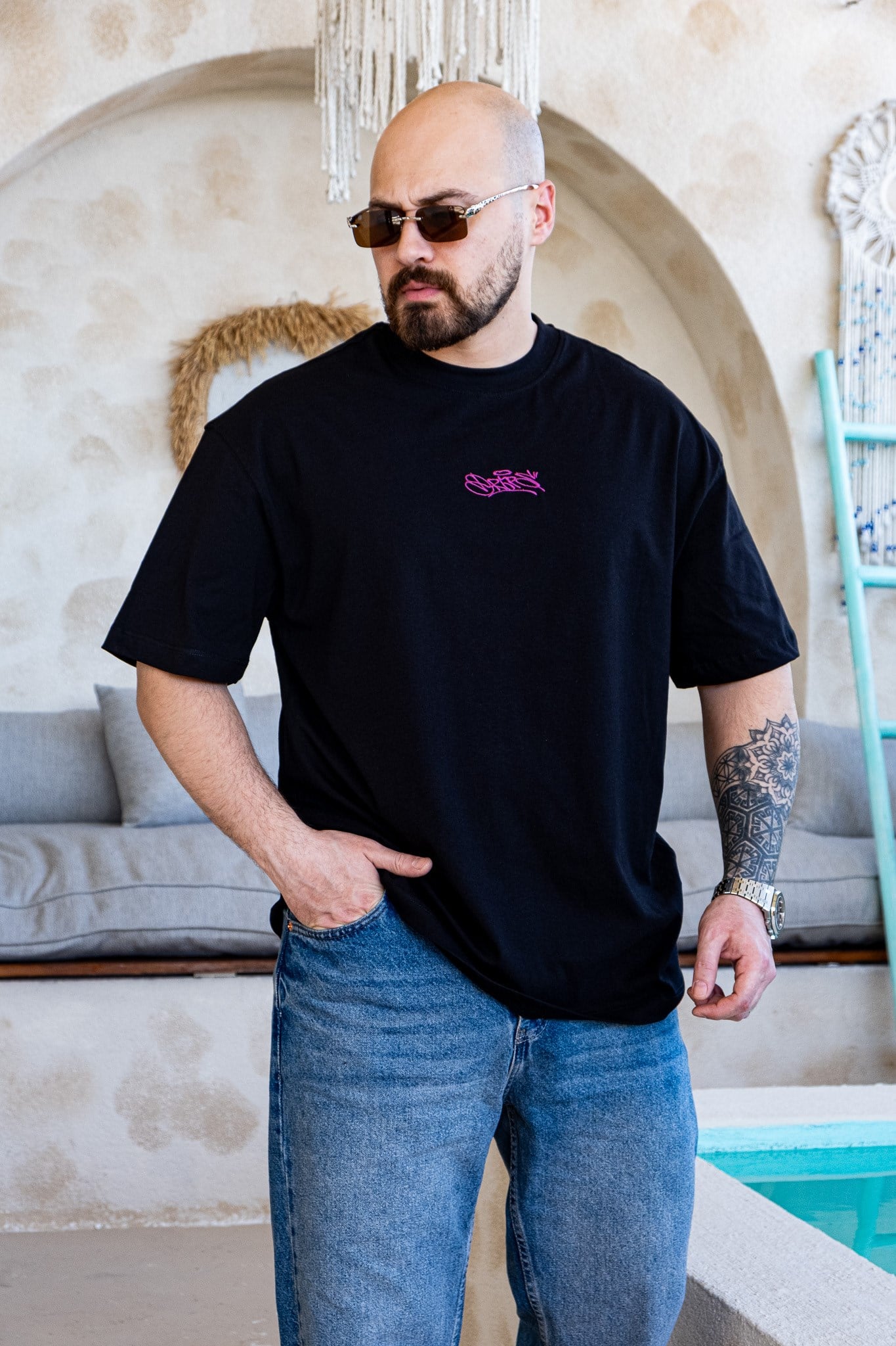 Porsche GT3 RS Araba Baskılı Oversize T-Shirt (TSS79)
