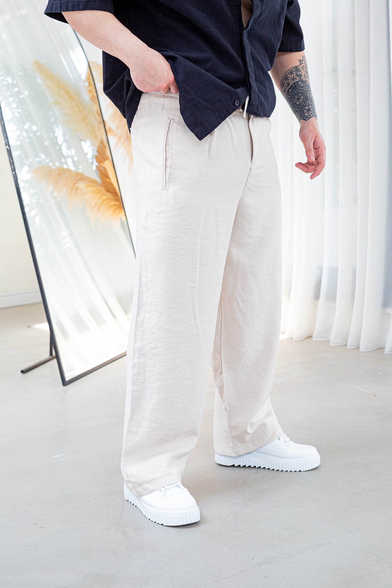 Premium Modal Kumaş Ultra Rahat Baggy Pantolon (JGK62)