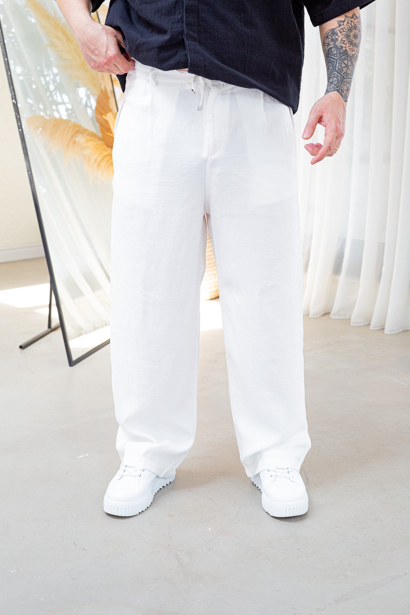 Premium Modal Kumaş Ultra Rahat Baggy Pantolon (JGB62)