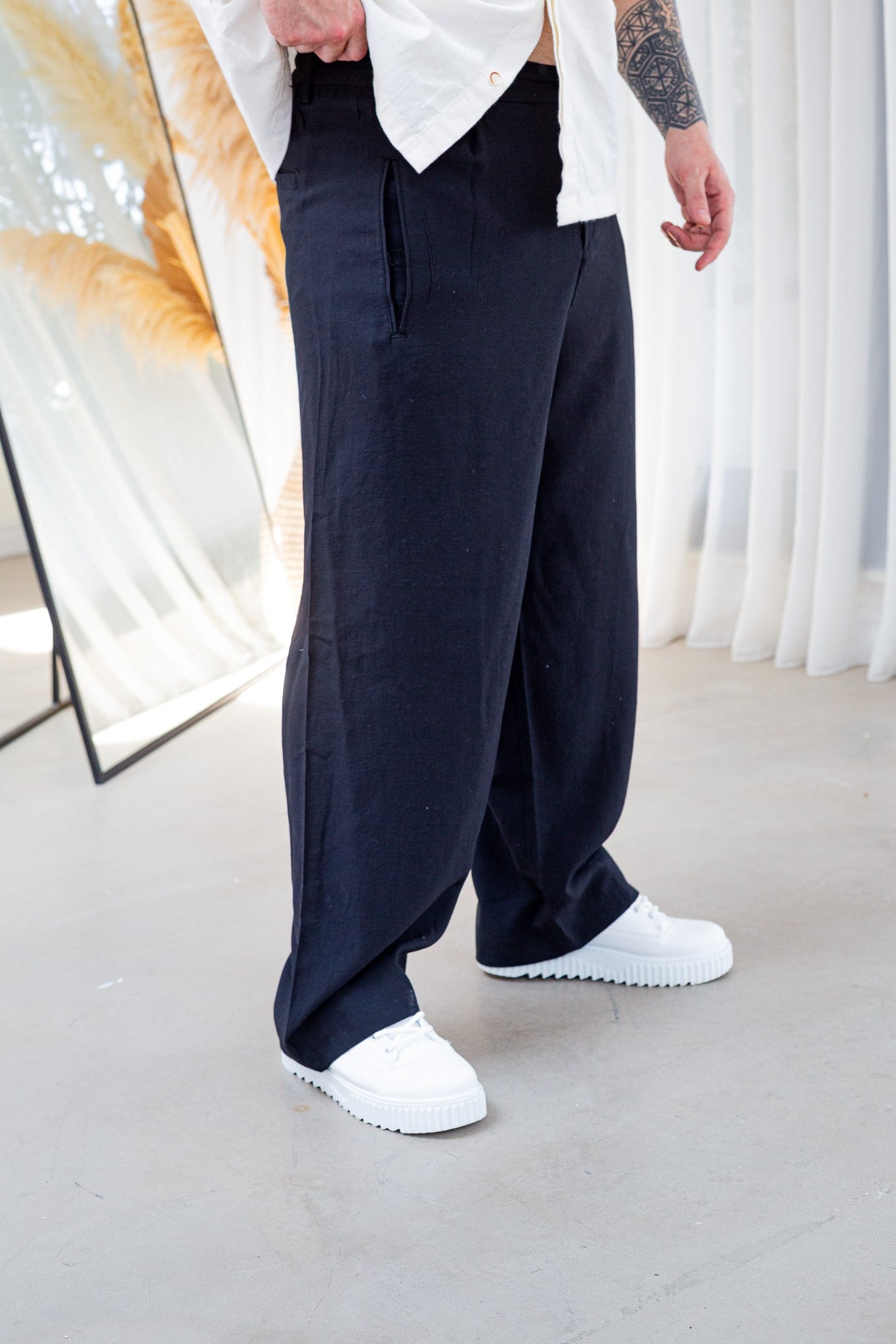 Premium Modal Kumaş Ultra Rahat Baggy Pantolon (JGS62)