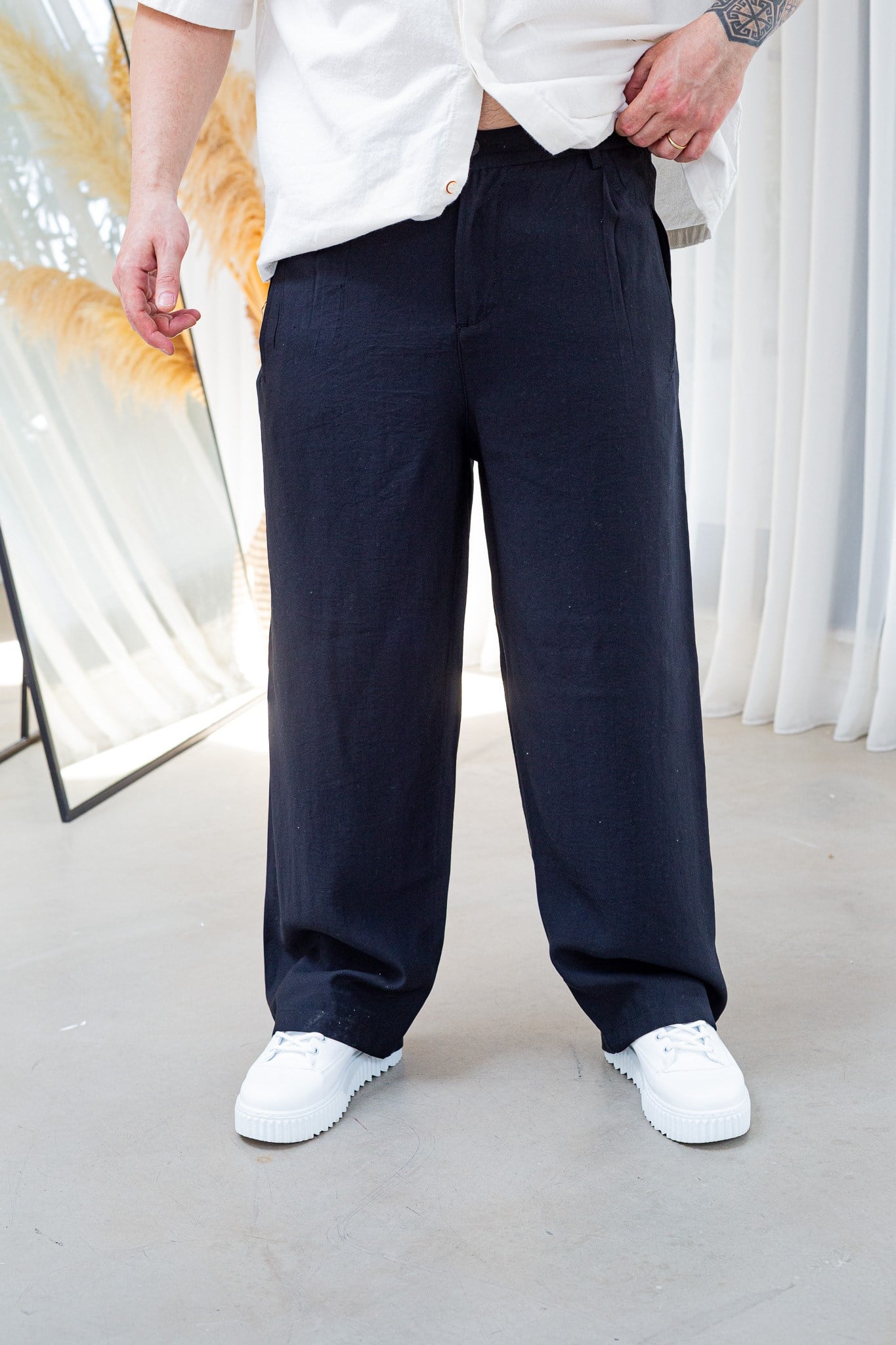 Premium Modal Kumaş Ultra Rahat Baggy Pantolon (JGS62)