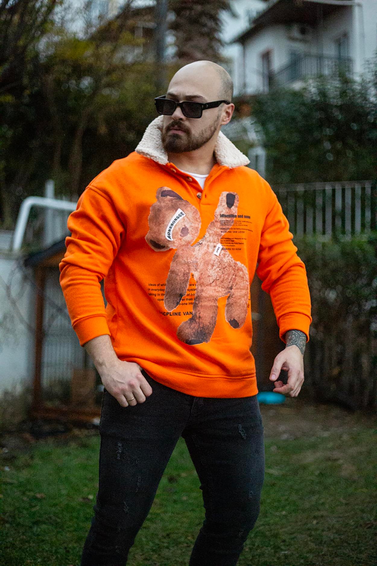 Rahat Kalıp Baskılı Sweatshirt (KS06)