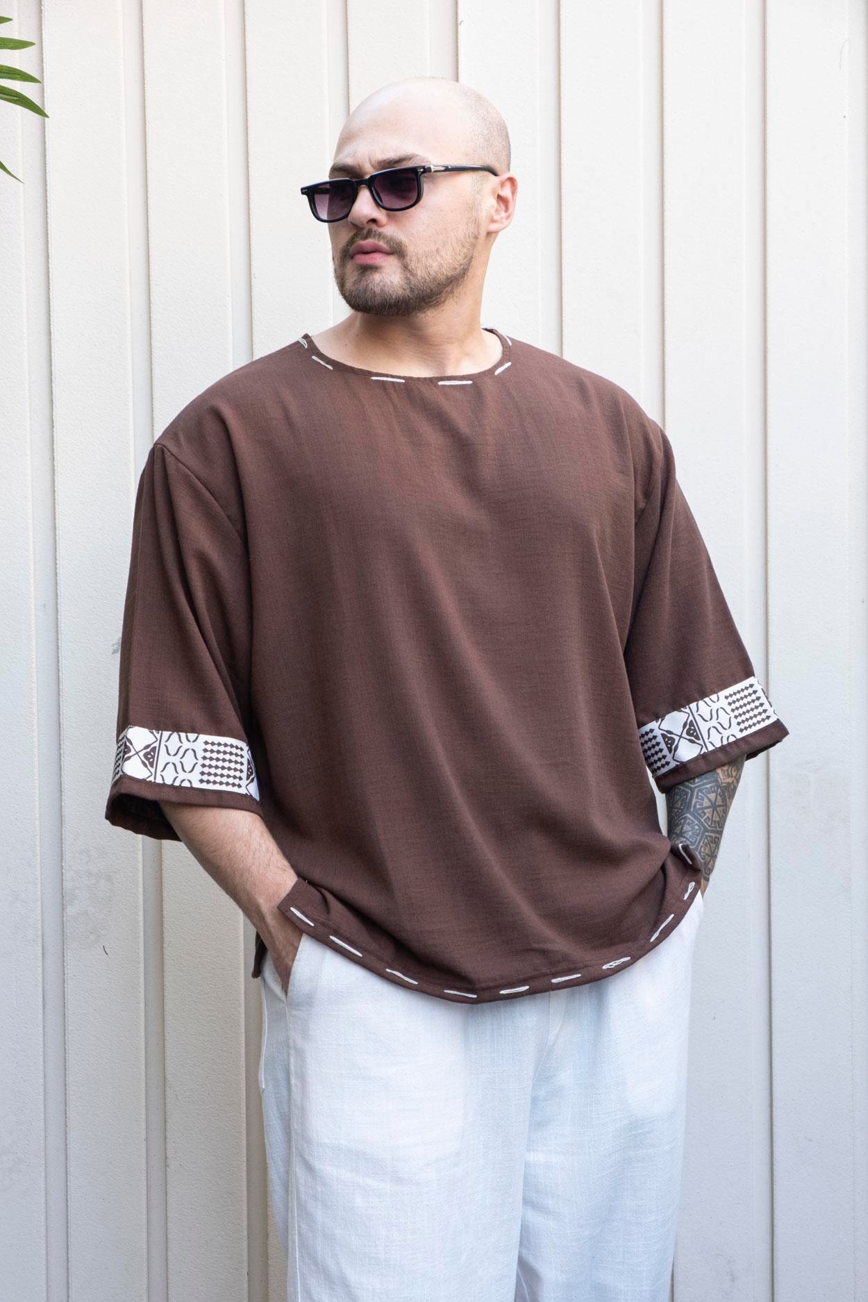 Rahat Kalıp Bohem T-Shirt (TSKA36)