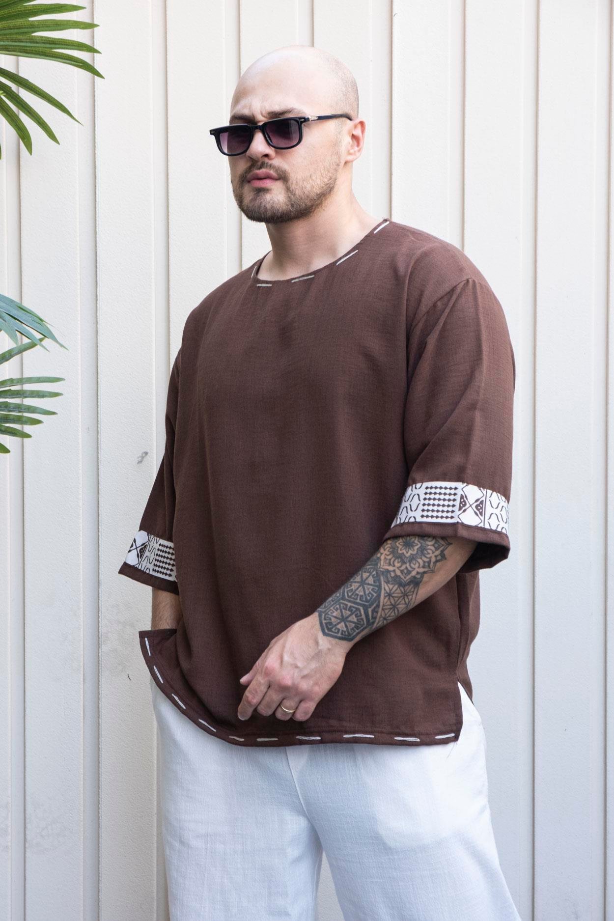 Rahat Kalıp Bohem T-Shirt (TSKA36)