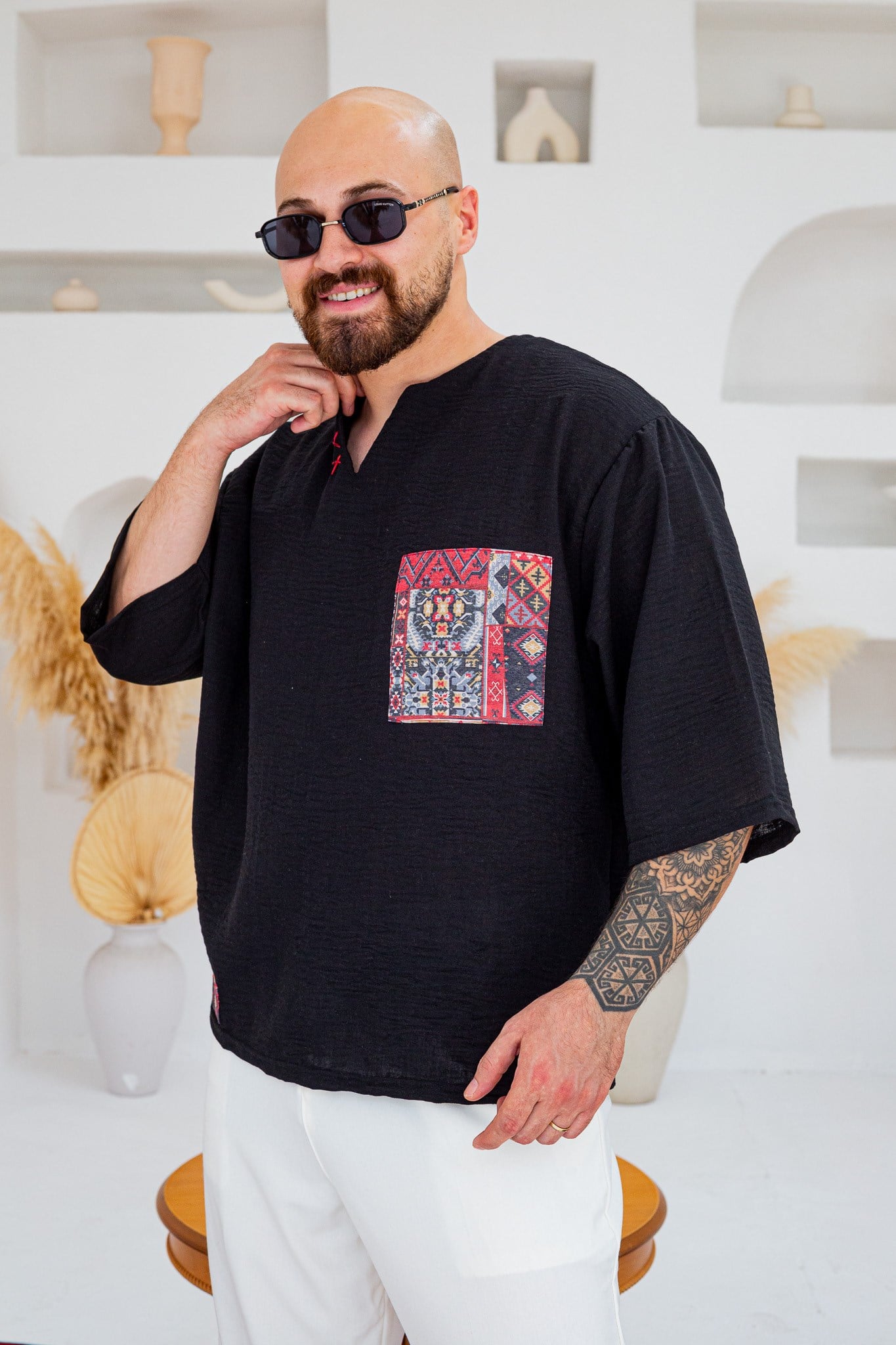 Rahat Kalıp Bohem T-Shirt (TSS105)