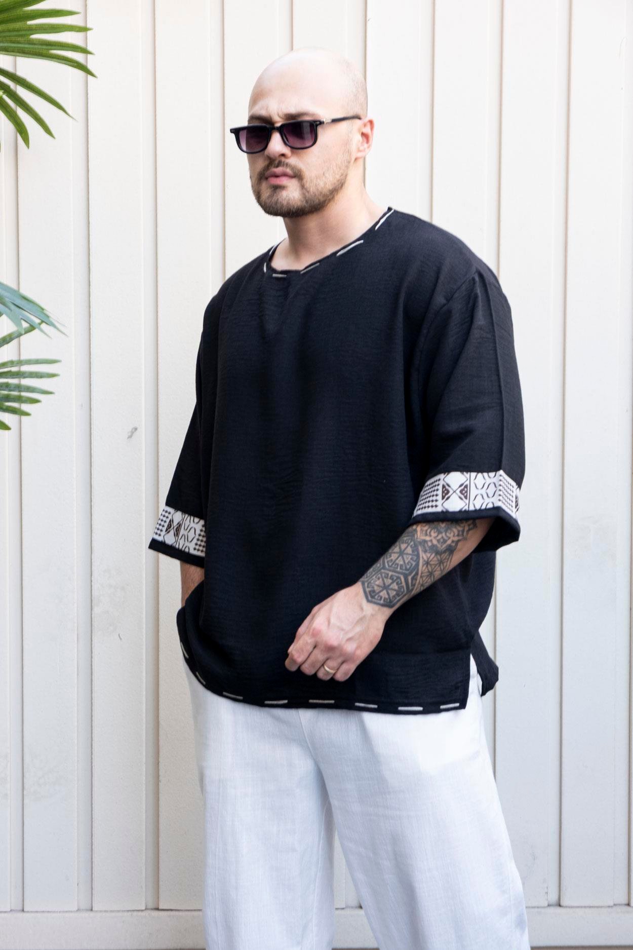 Rahat Kalıp Bohem T-Shirt (TSS36)