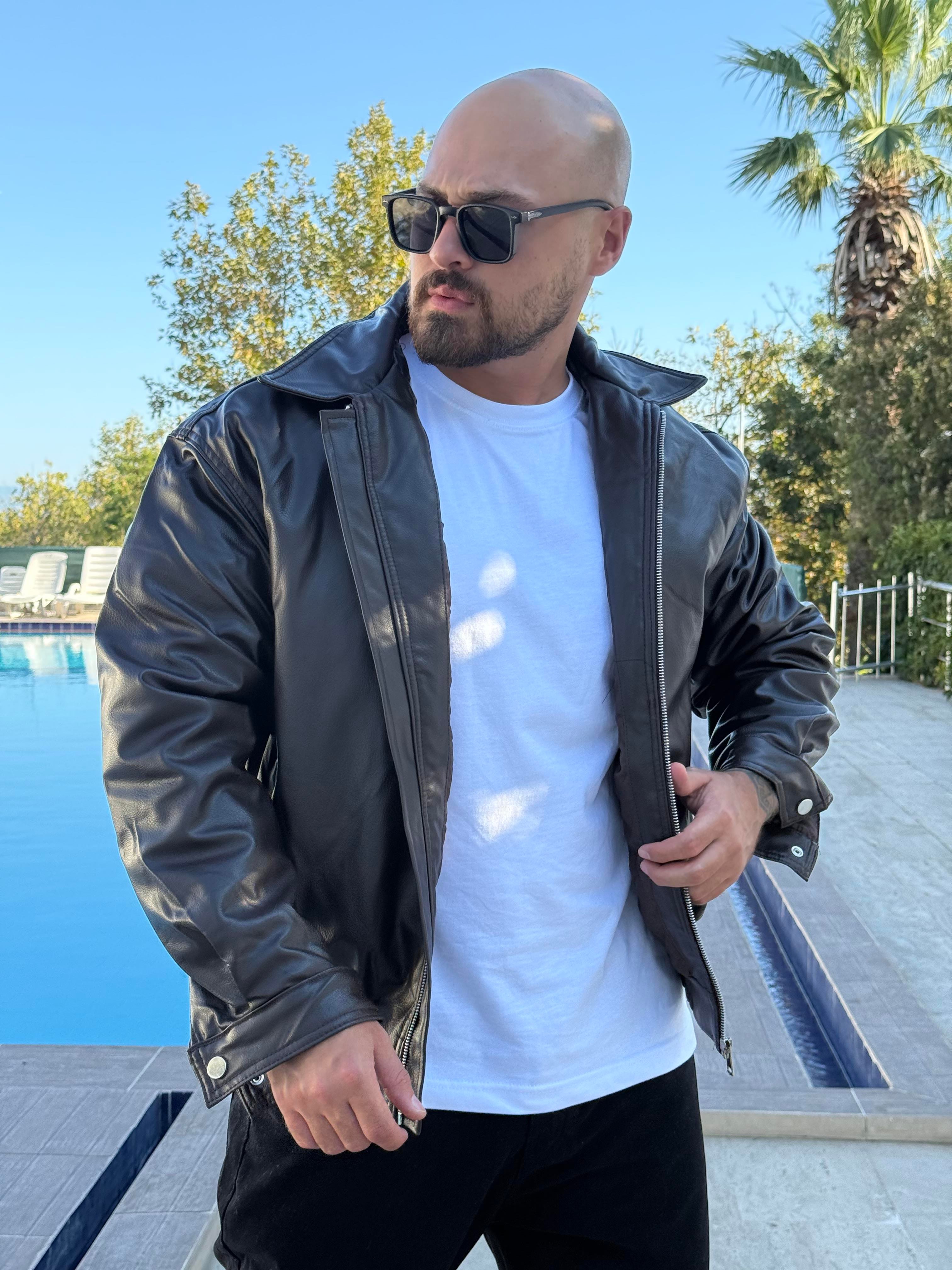 Rahat Kalıp Deri Mont (MTK40)