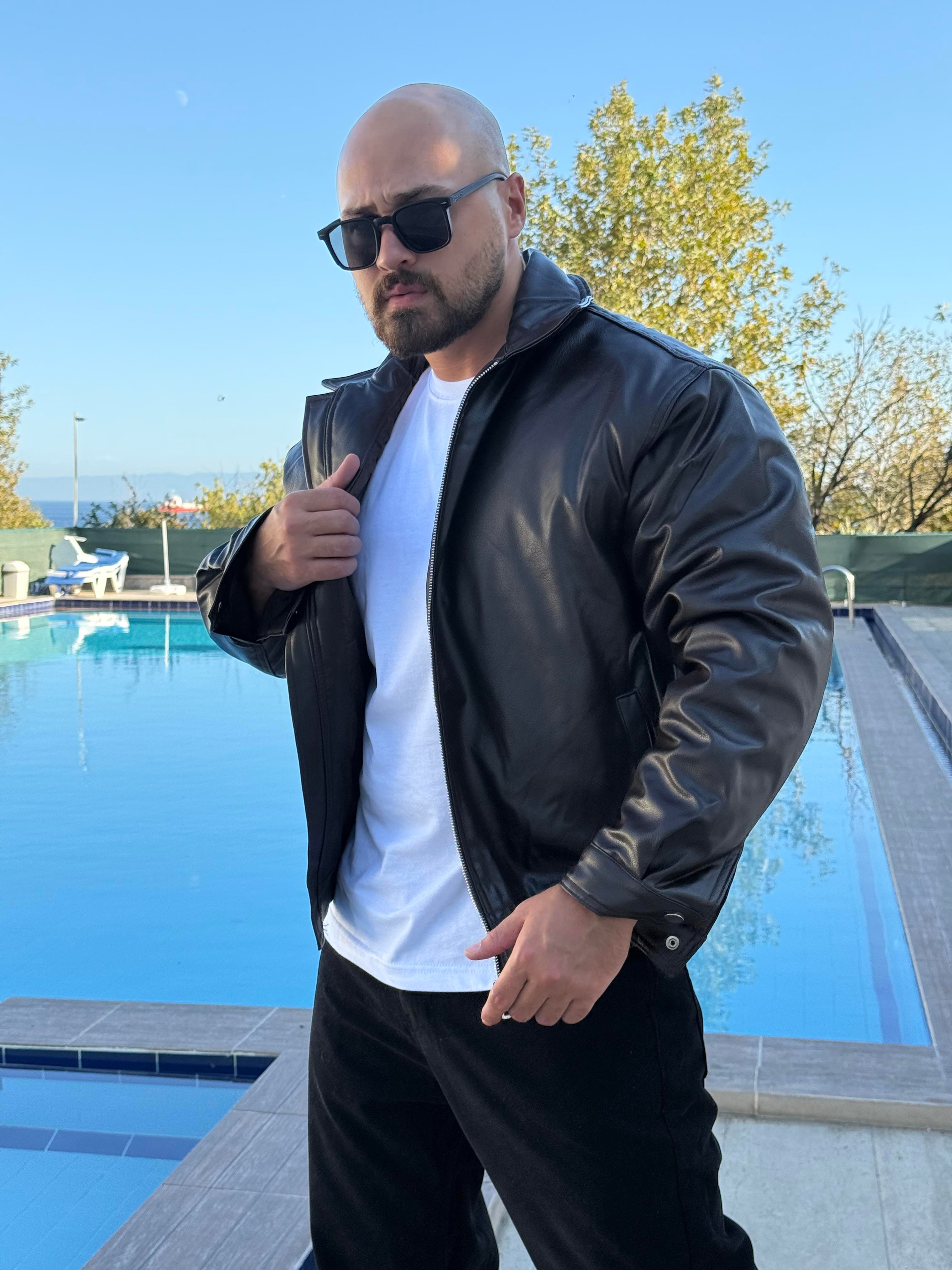 Rahat Kalıp Deri Mont (MTK40)