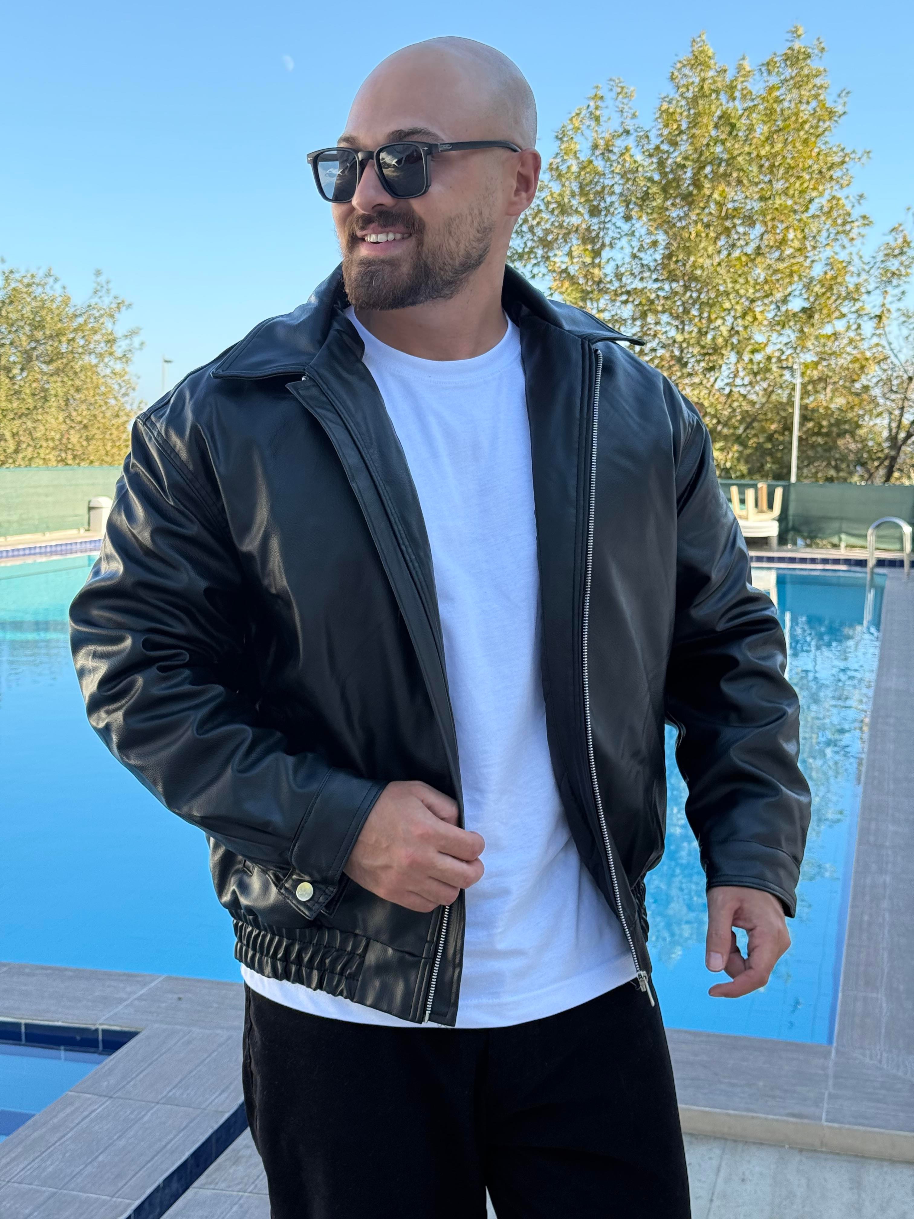 Rahat Kalıp Deri Mont (MTS40)