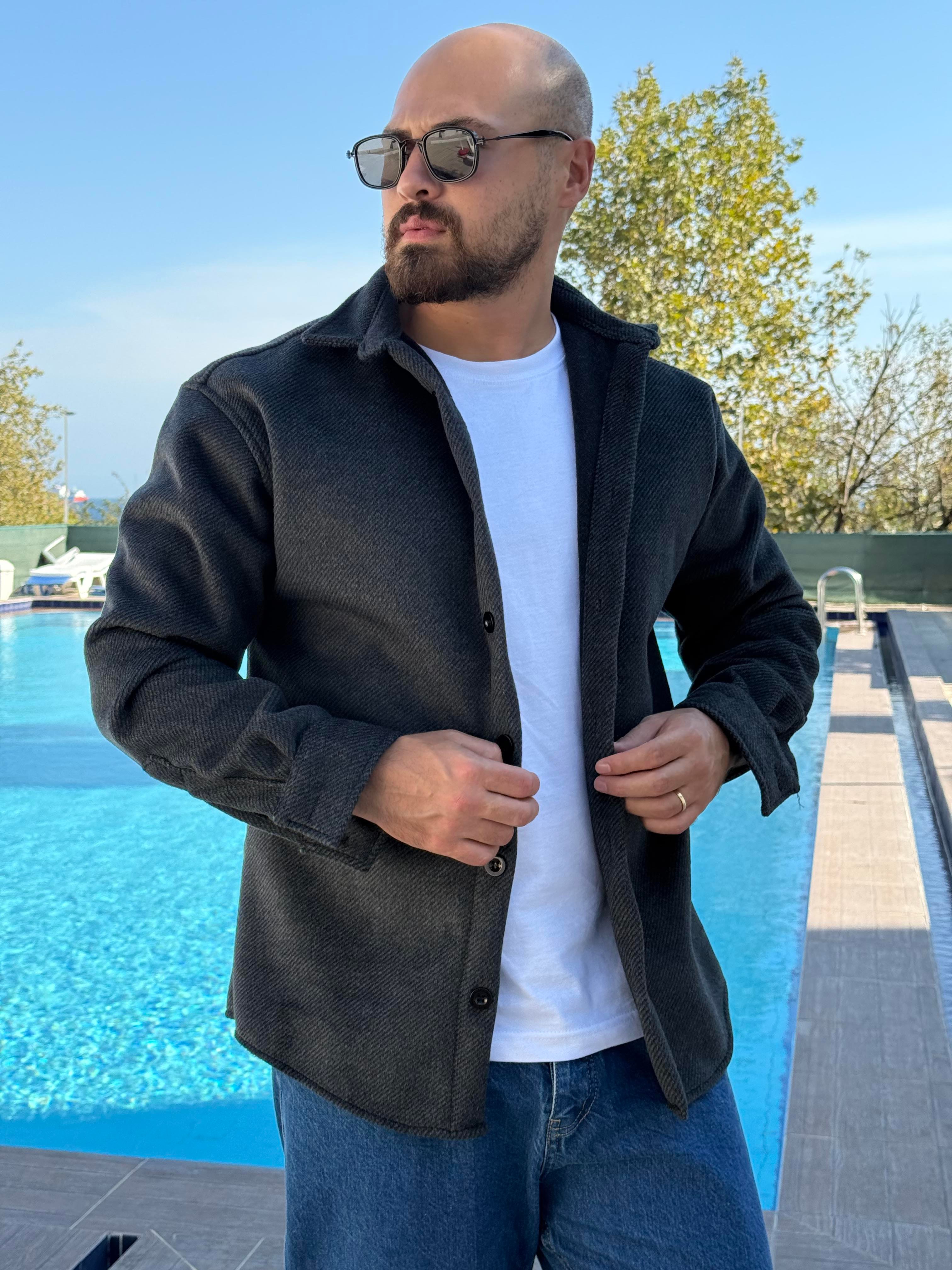 Rahat Kalıp Kaşe Ceket (MEVS46)