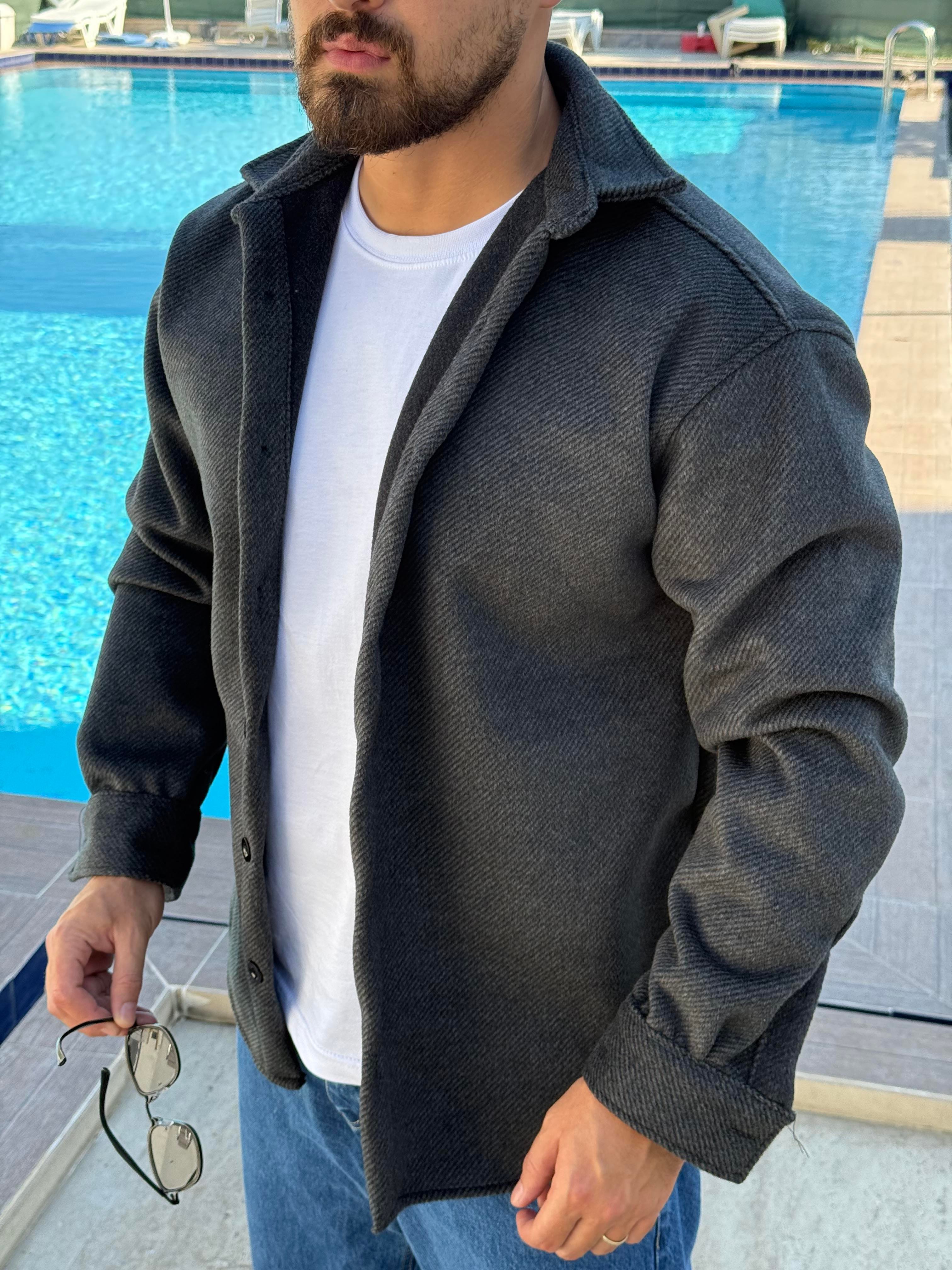 Rahat Kalıp Kaşe Ceket (MEVS46)
