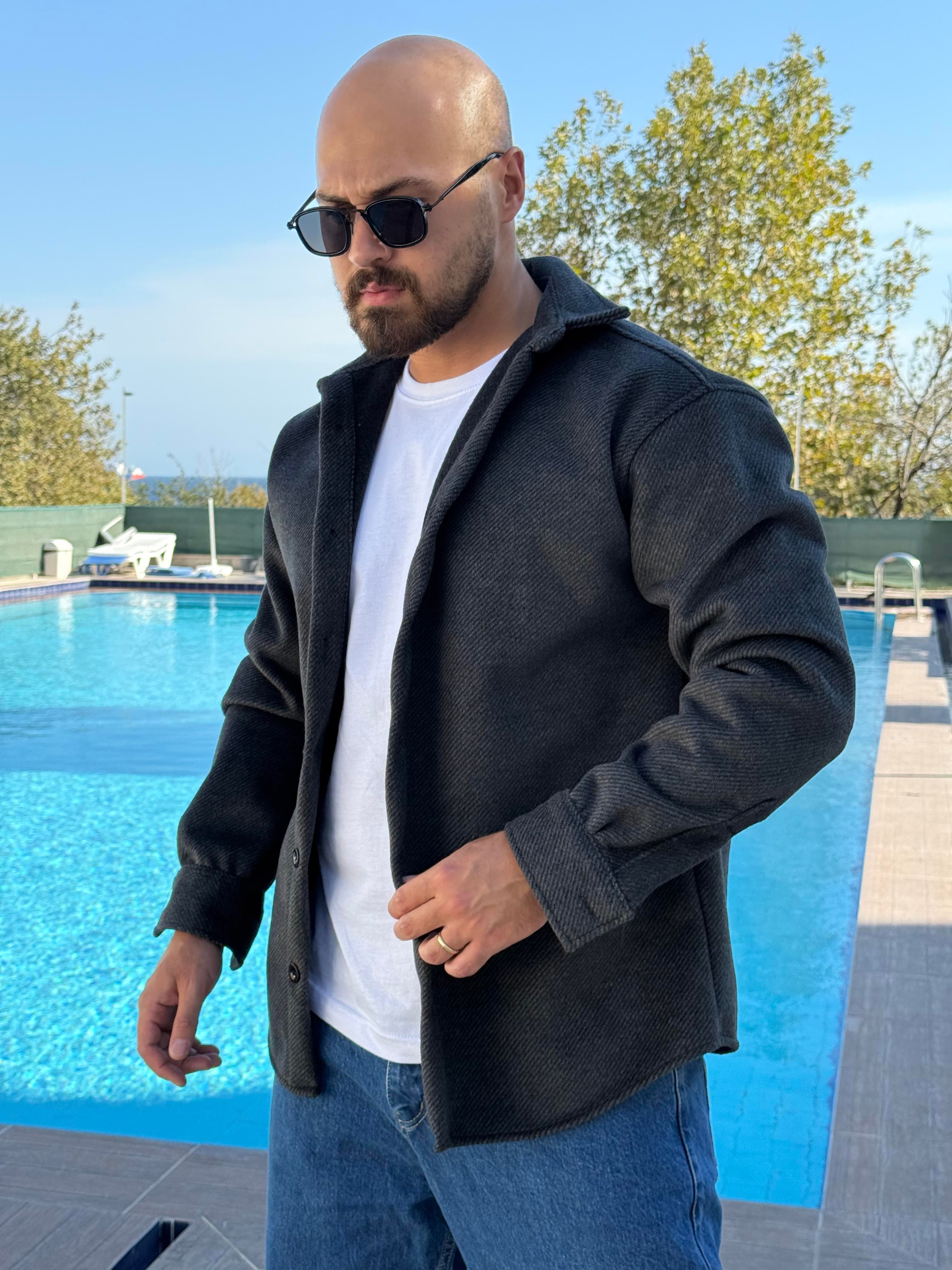 Rahat Kalıp Kaşe Ceket (MEVS46)