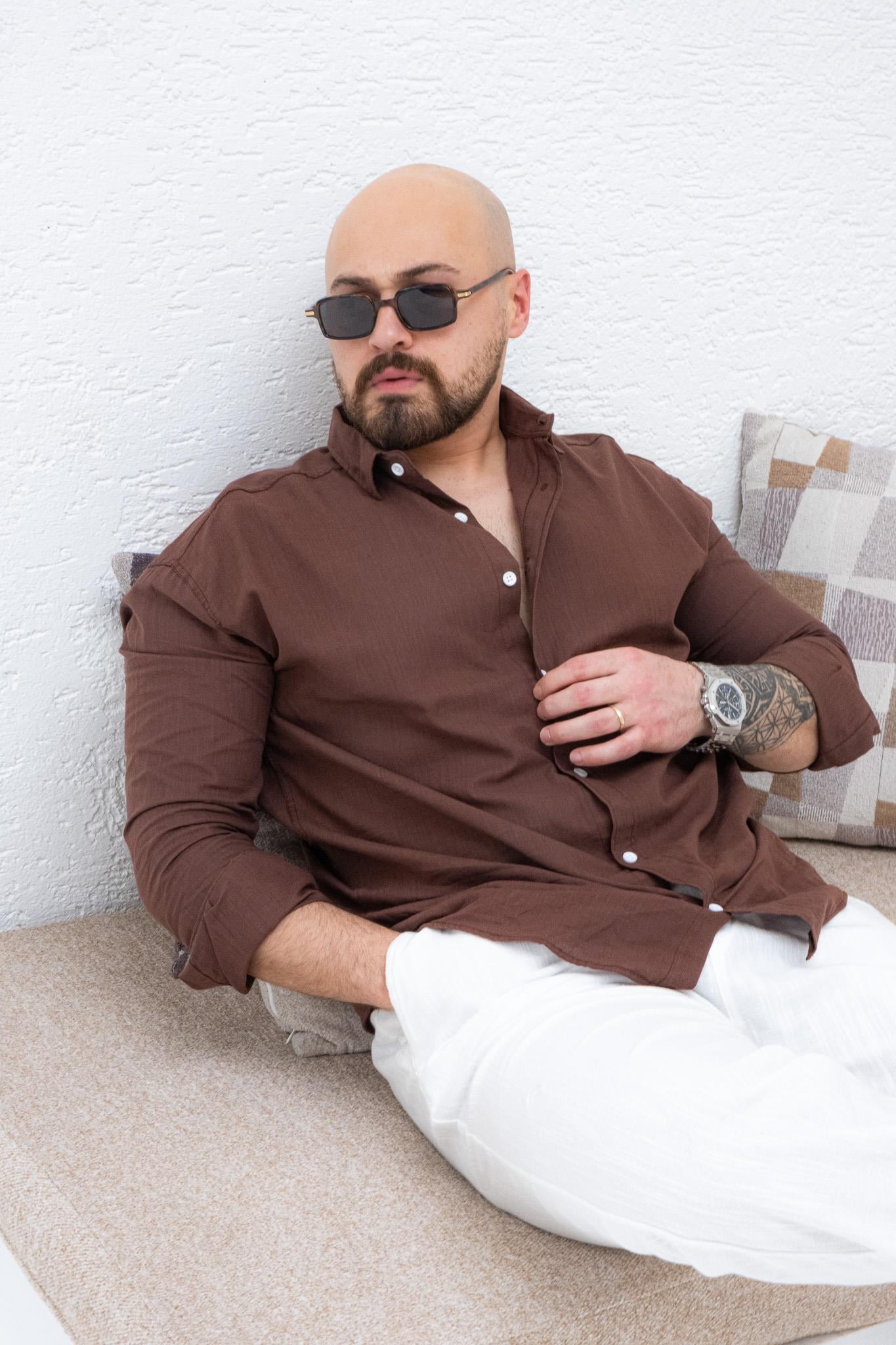 Rahat Kalıp Keten Gömlek (GMKA62