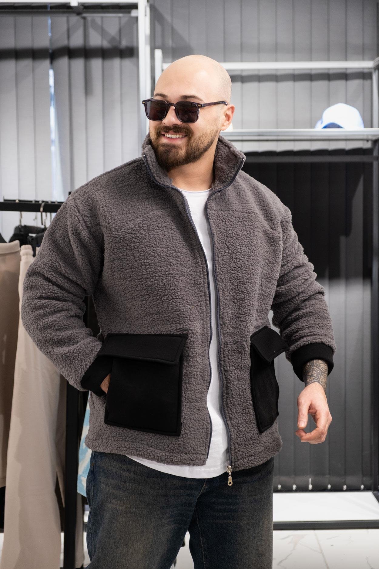 Rahat Kalıp Peluş Ceket (FR-CG01)