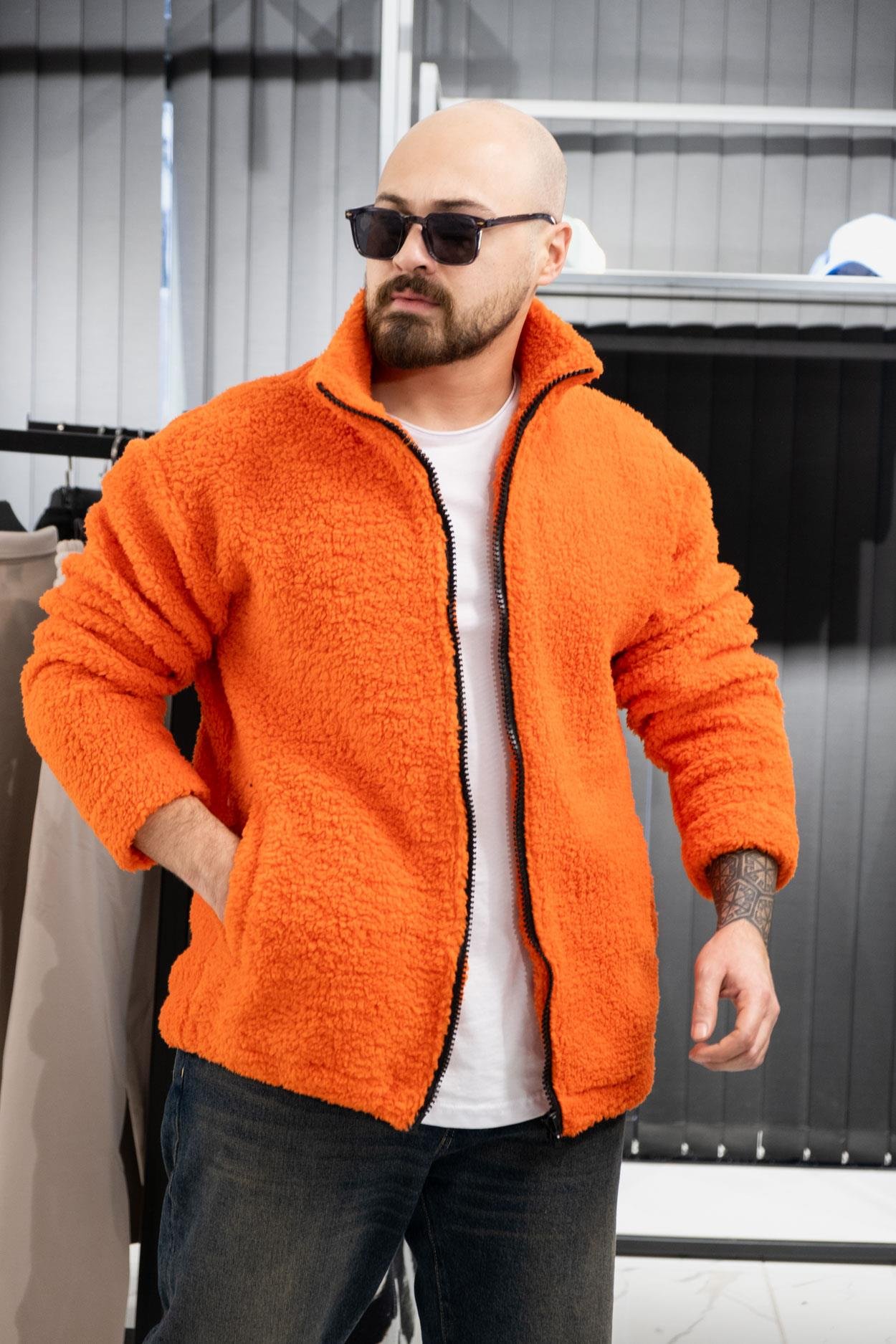 Rahat Kalıp Peluş Ceket (FR-CT02)