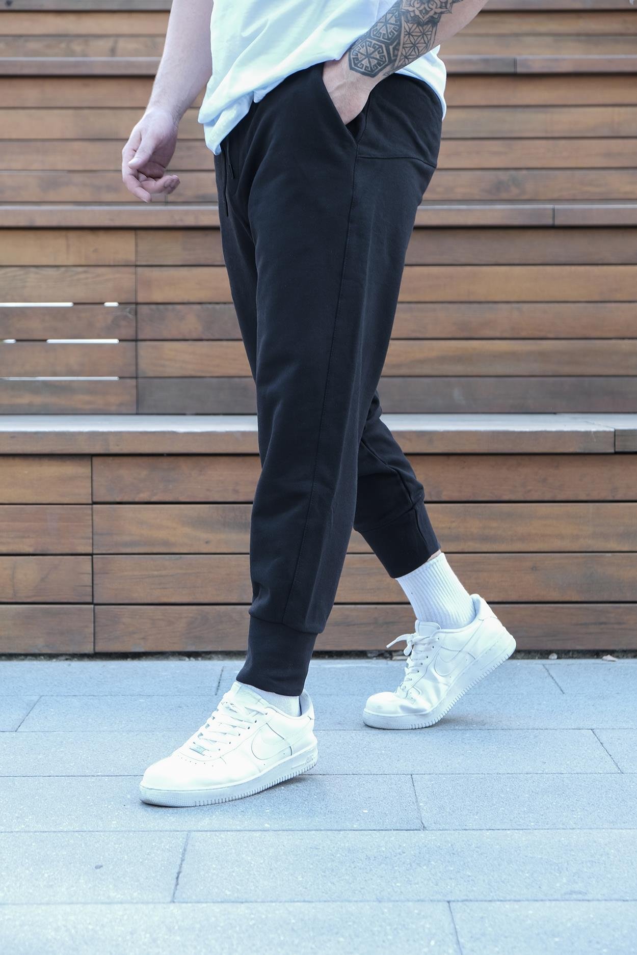 Rahat Kalıp Penye Kumaş Paça Lastikli Jogger (JGS12)