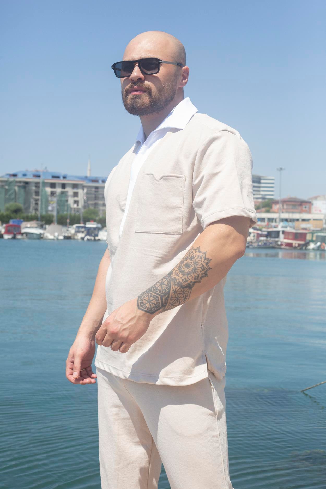 Rahat Kalıp Polo T-Shirt/Jogger Takım (TKK26)