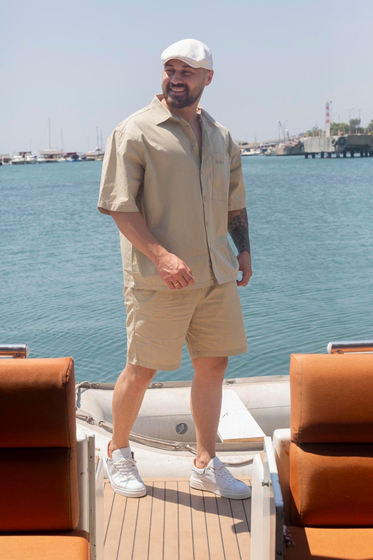 Rahat Kalıp Polo T-Shirt/Jogger Takım (TKY27)