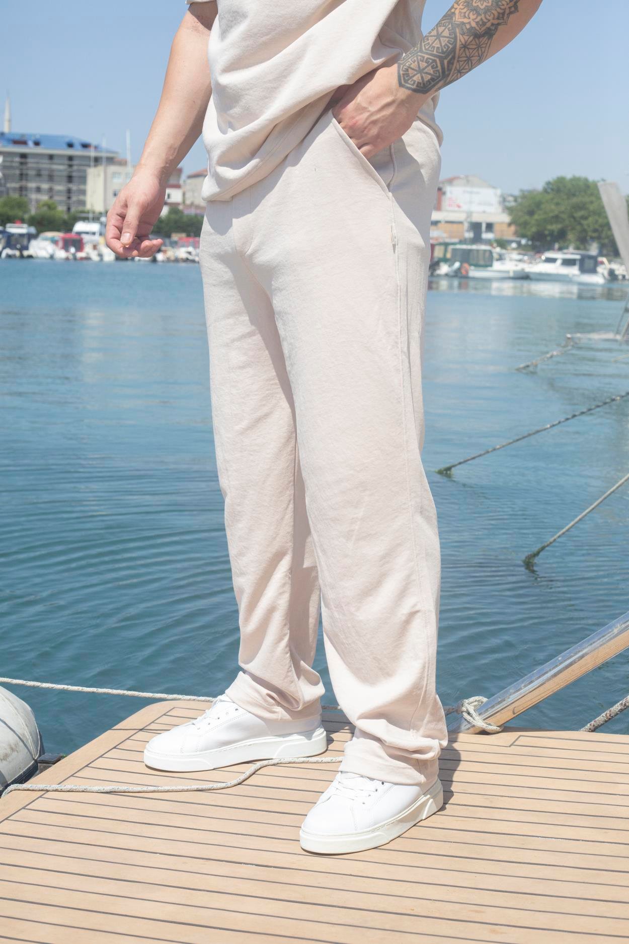 Rahat Kalıp Polo T-Shirt/Jogger Takım (TKK26)