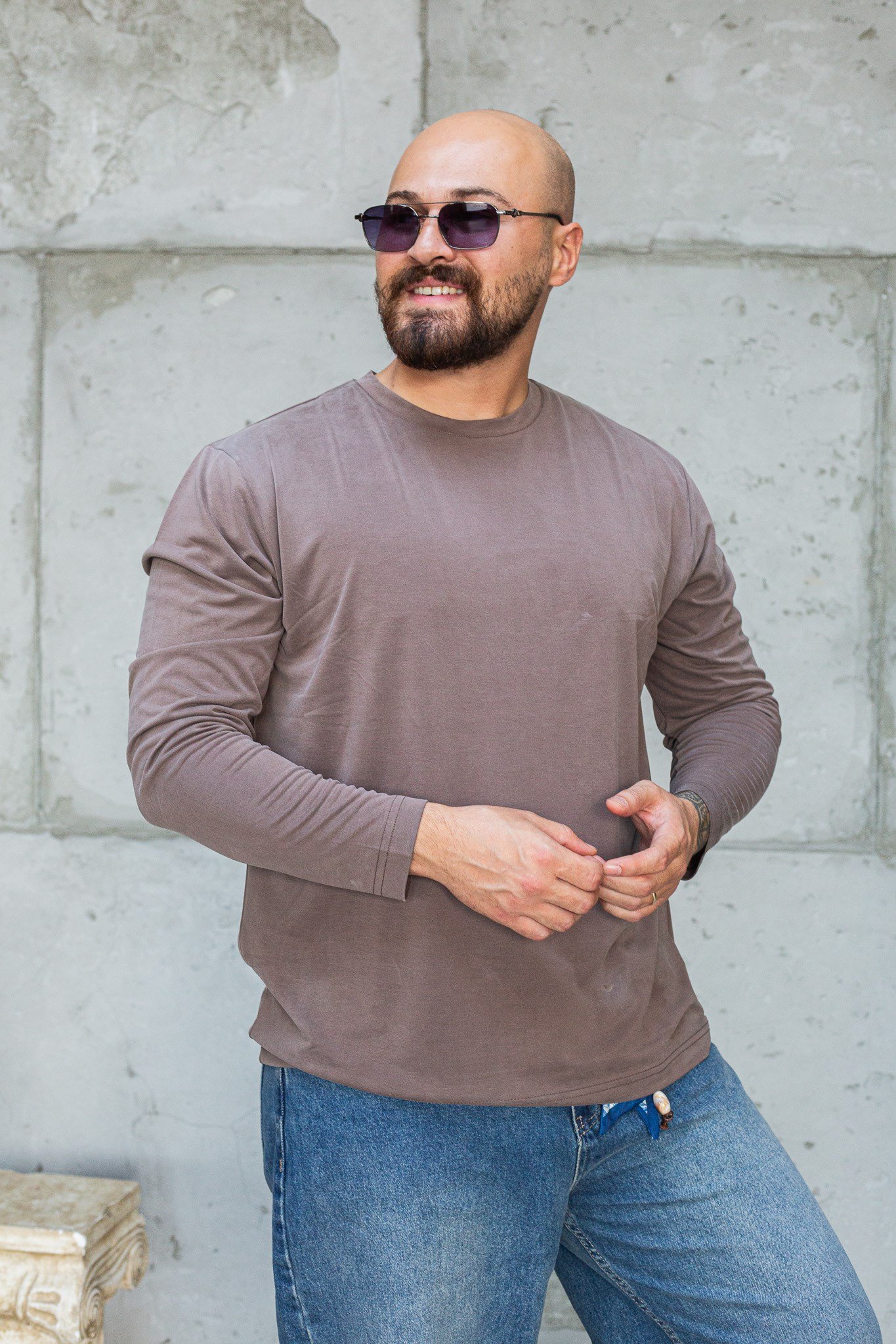 Rahat Kesim Dökümlü Tensel Erkek Sweatshirt (SVTKA98)