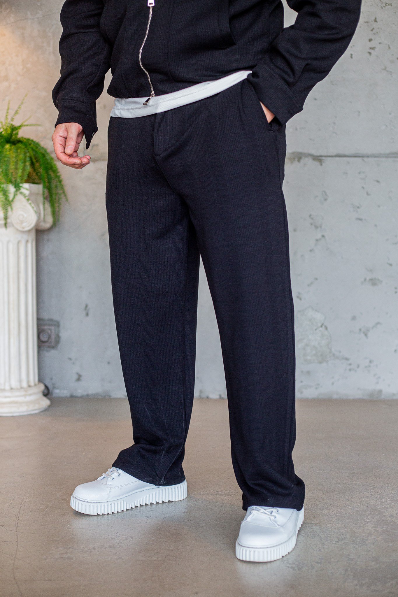 Rahat Kesim Kapaklı Cepli Oversize Erkek Takım (TKMS67)