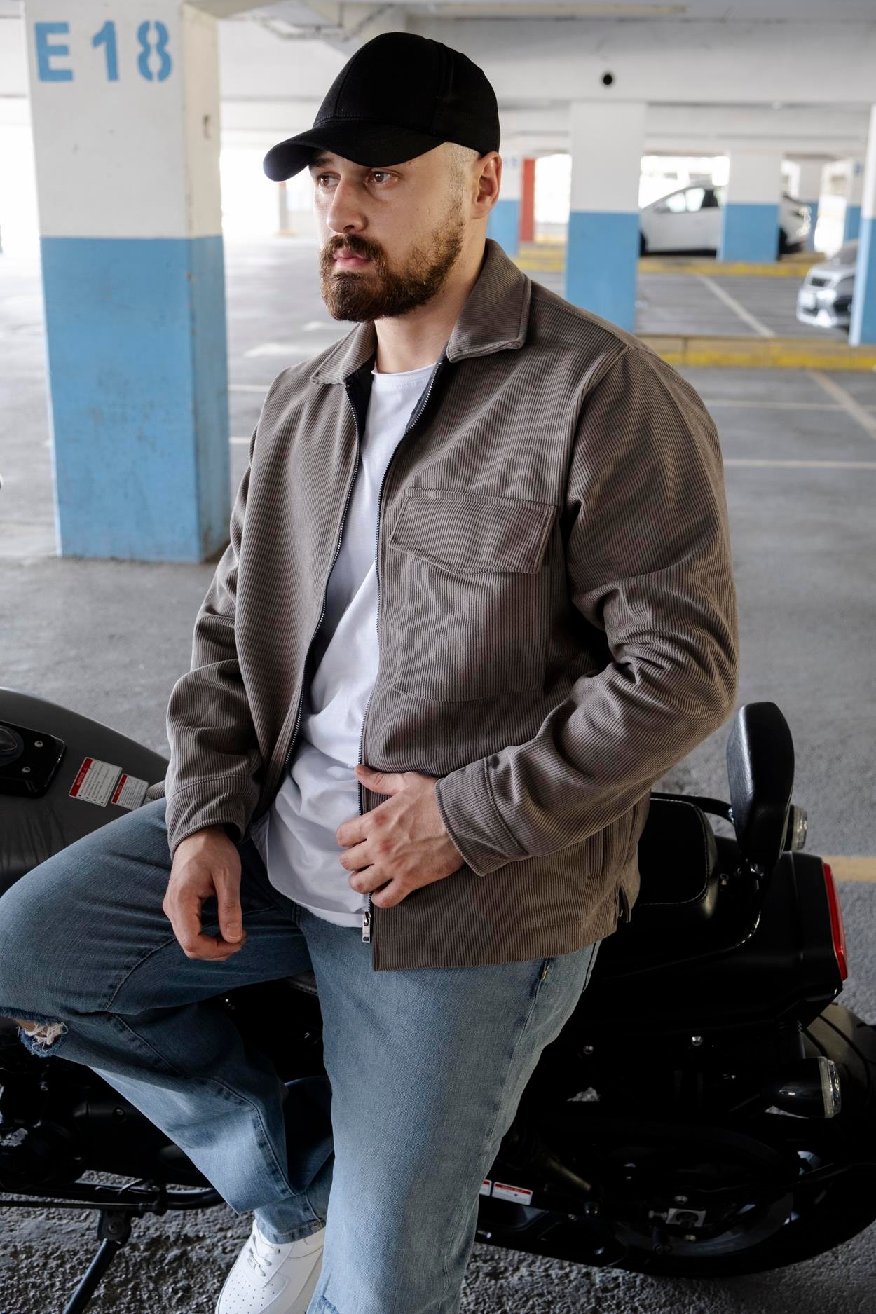 Regular Fit Kadife Ceket (MEVH09)