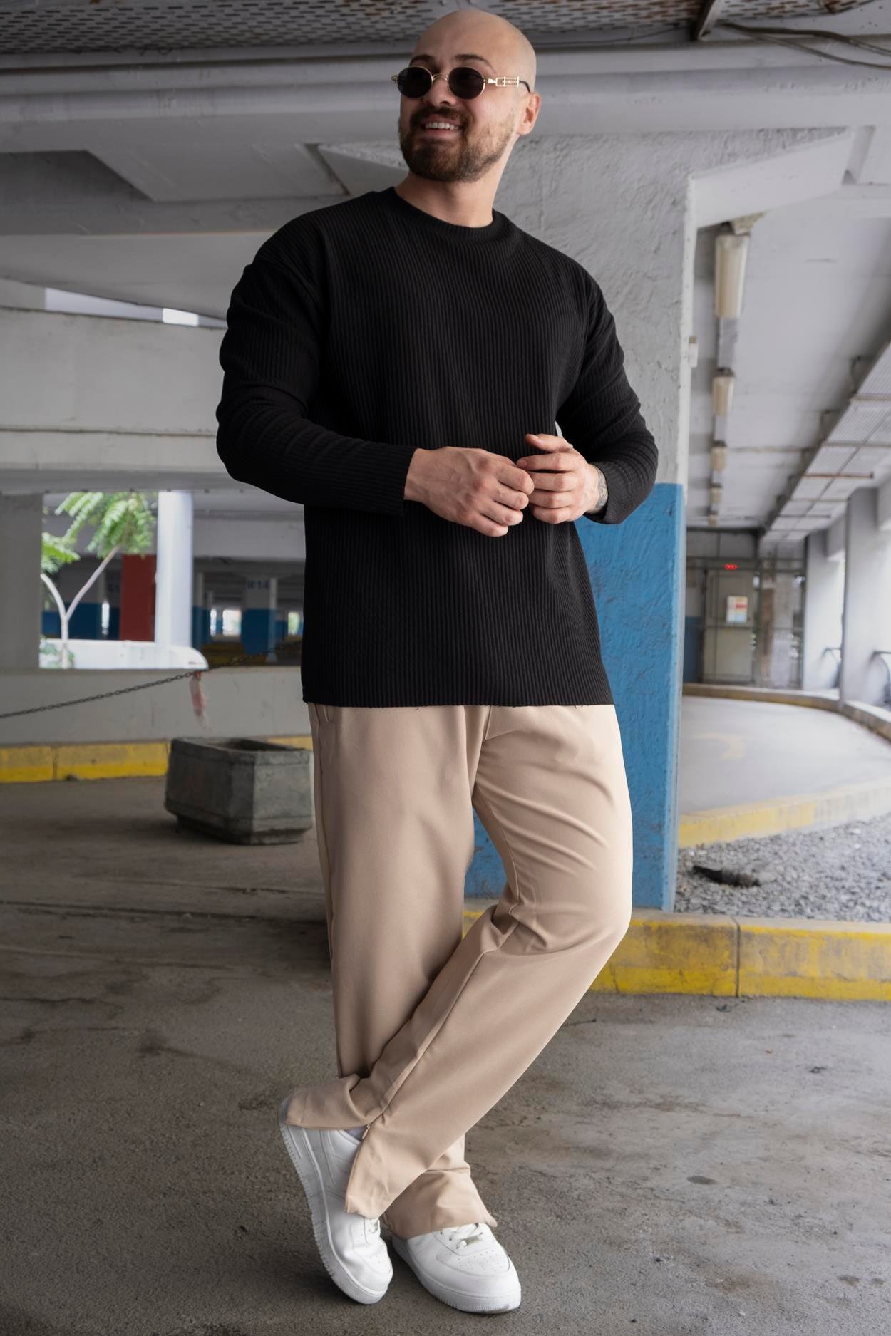Regular Fit Ottoman Kumaş Sweatshirt (SVTS07)