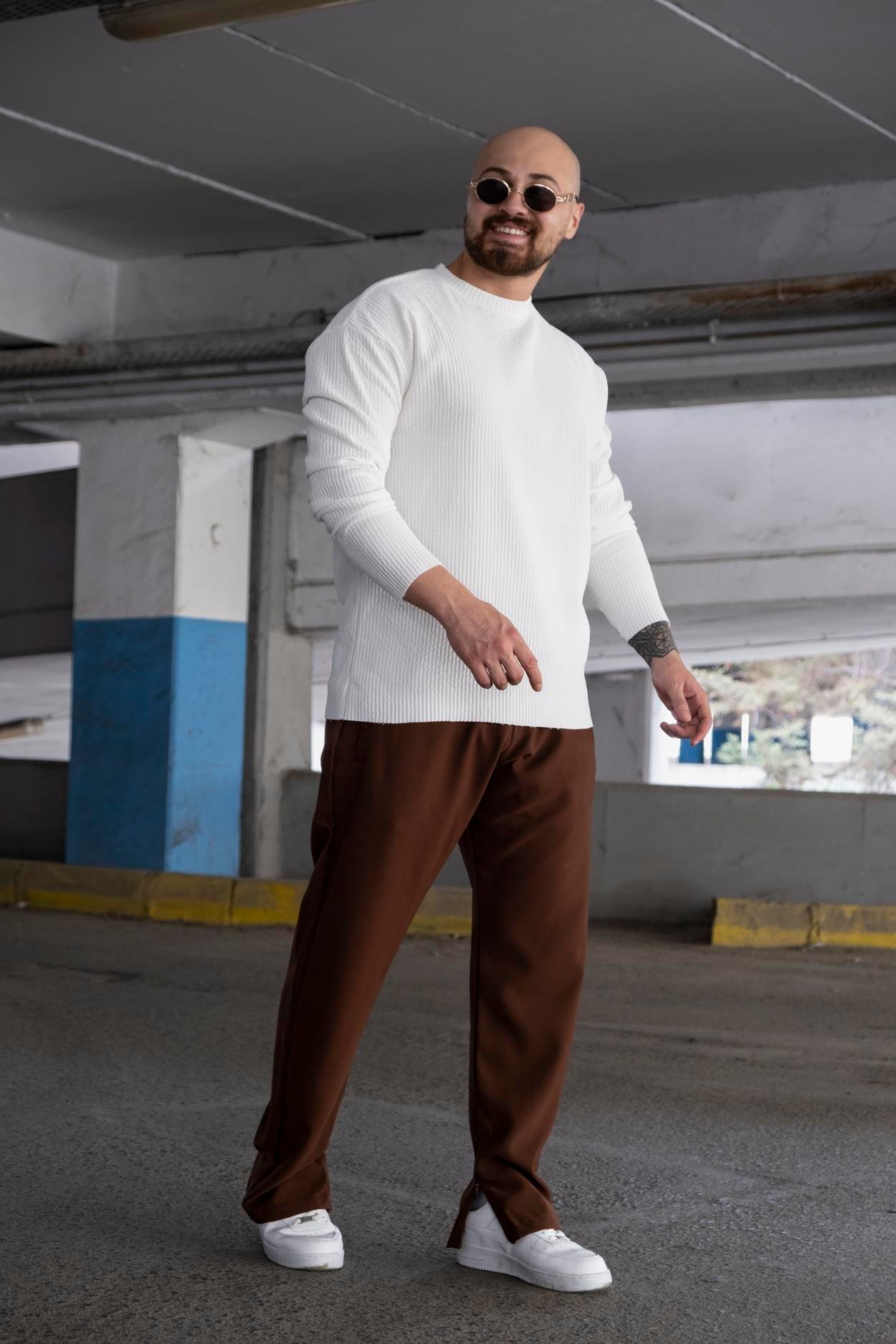 Regular Fit Ottoman Kumaş Sweatshirt (SVTB07)