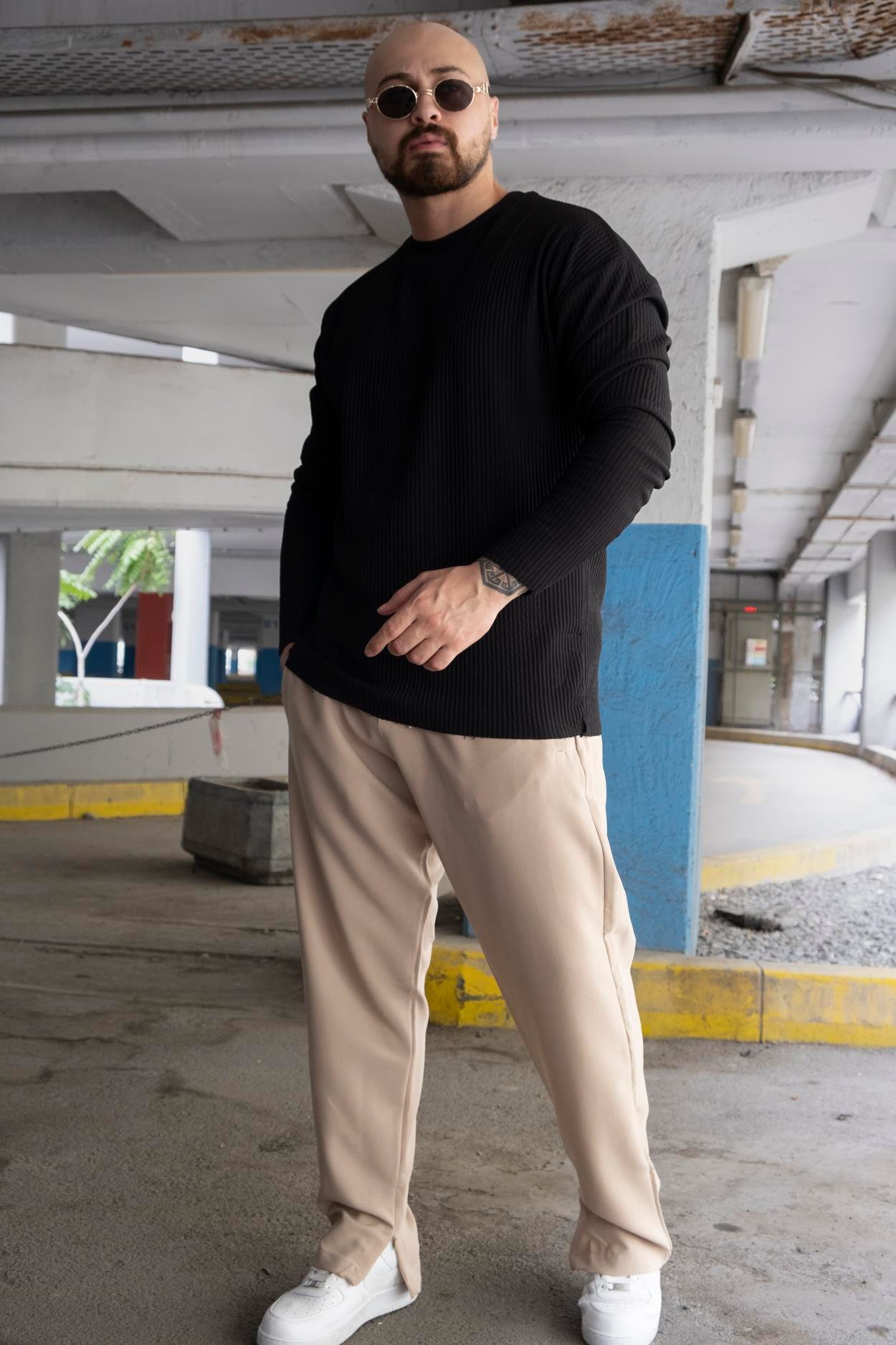 Regular Fit Ottoman Kumaş Sweatshirt (SVTS07)