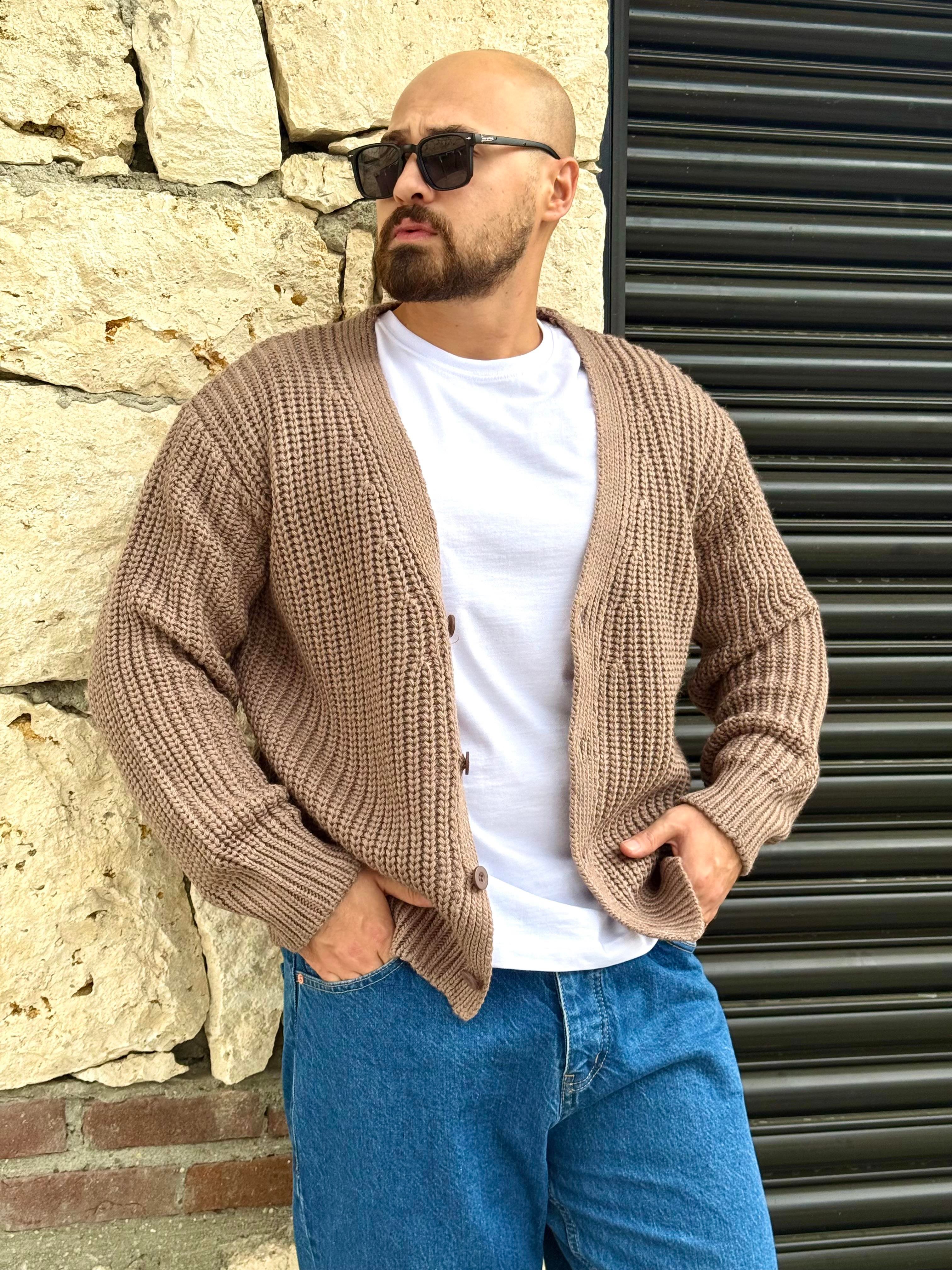 Selanik Örme Rahat Kalıp Hırka (MEVKA52)