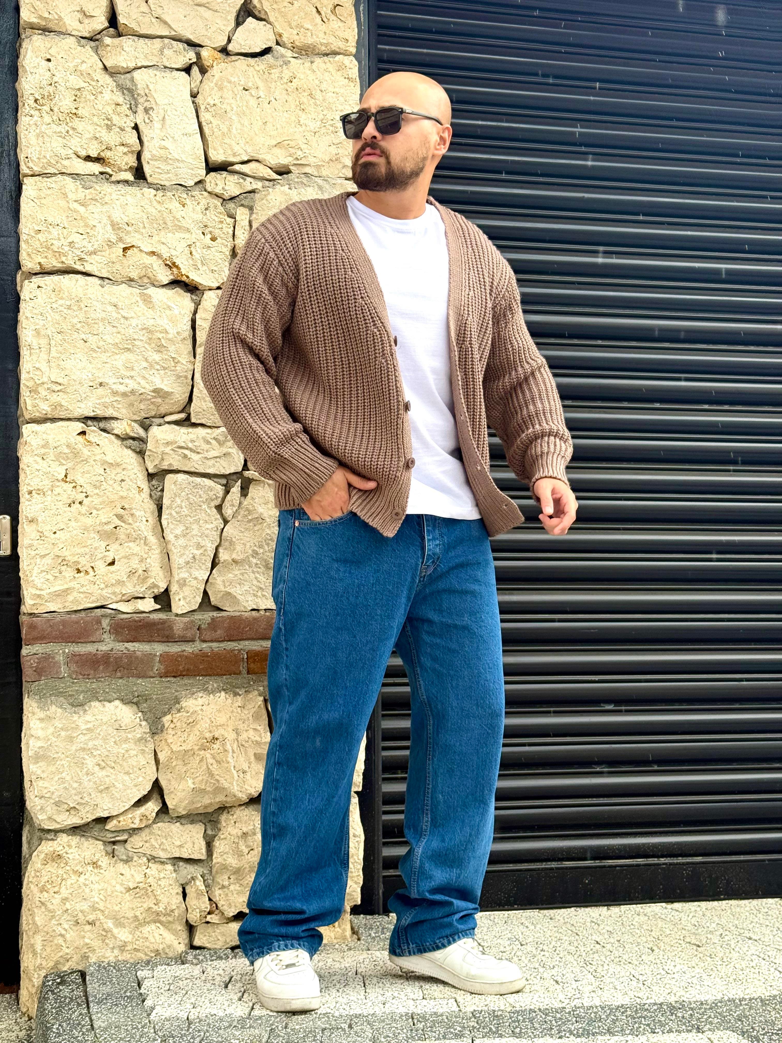 Selanik Örme Rahat Kalıp Hırka (MEVKA52)
