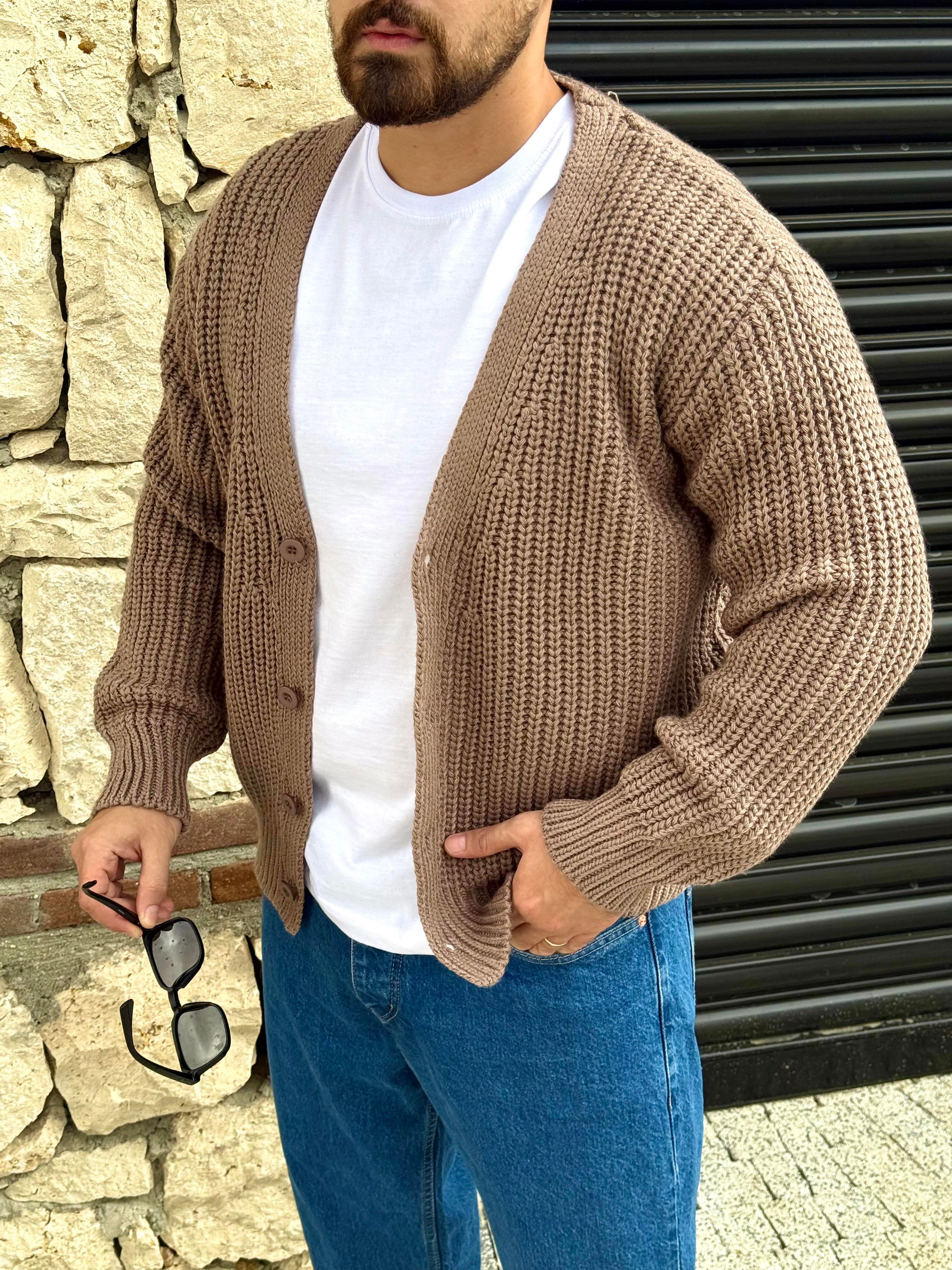 Selanik Örme Rahat Kalıp Hırka (MEVKA52)