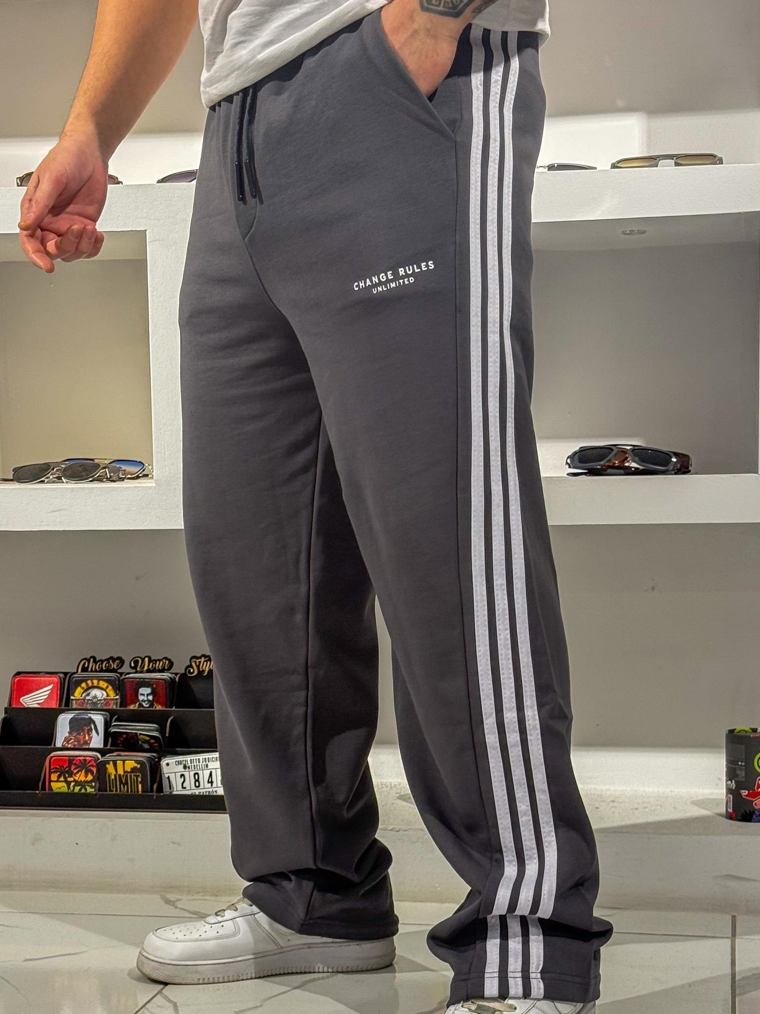 Şerit Detaylı Rahat Kalıp Eşofman Altı (JGG26)