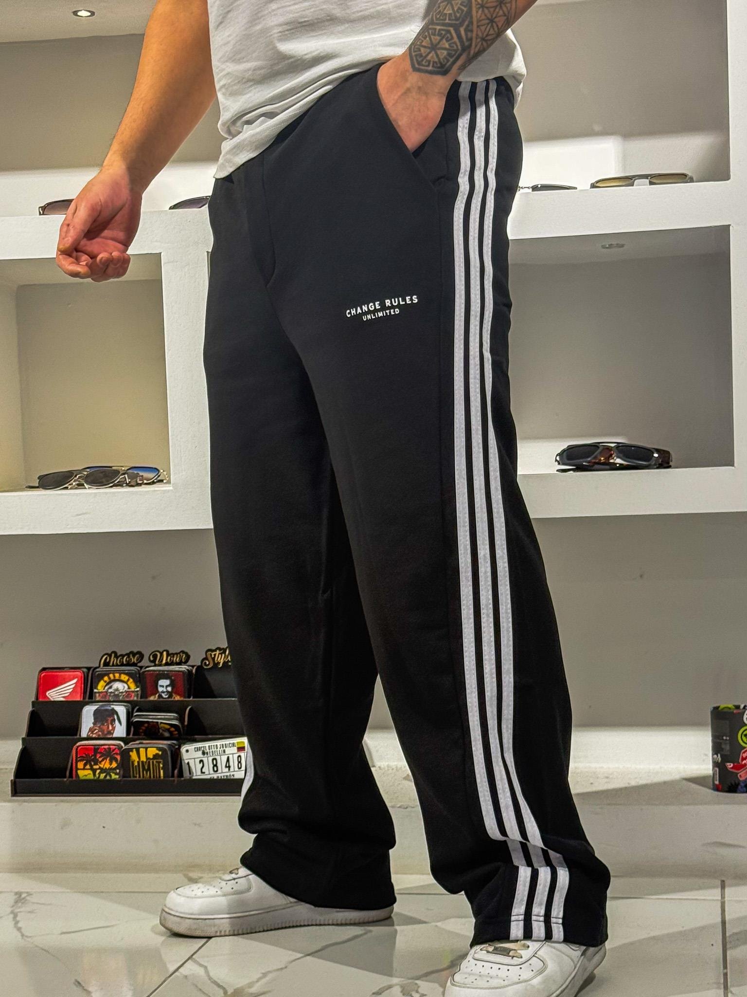 Şerit Detaylı Rahat Kalıp Eşofman Altı (JGS26)