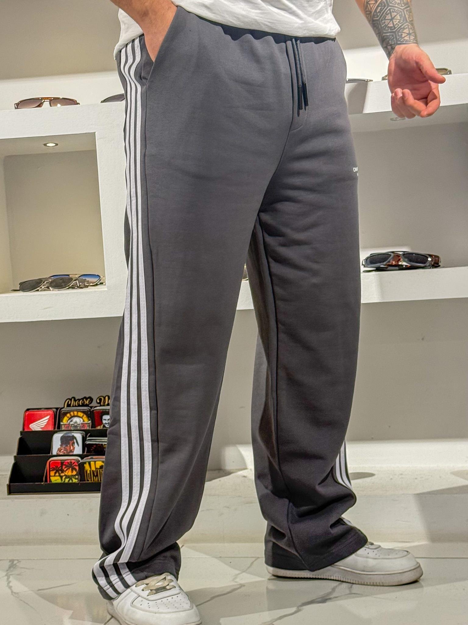 Şerit Detaylı Rahat Kalıp Eşofman Altı (JGG26)