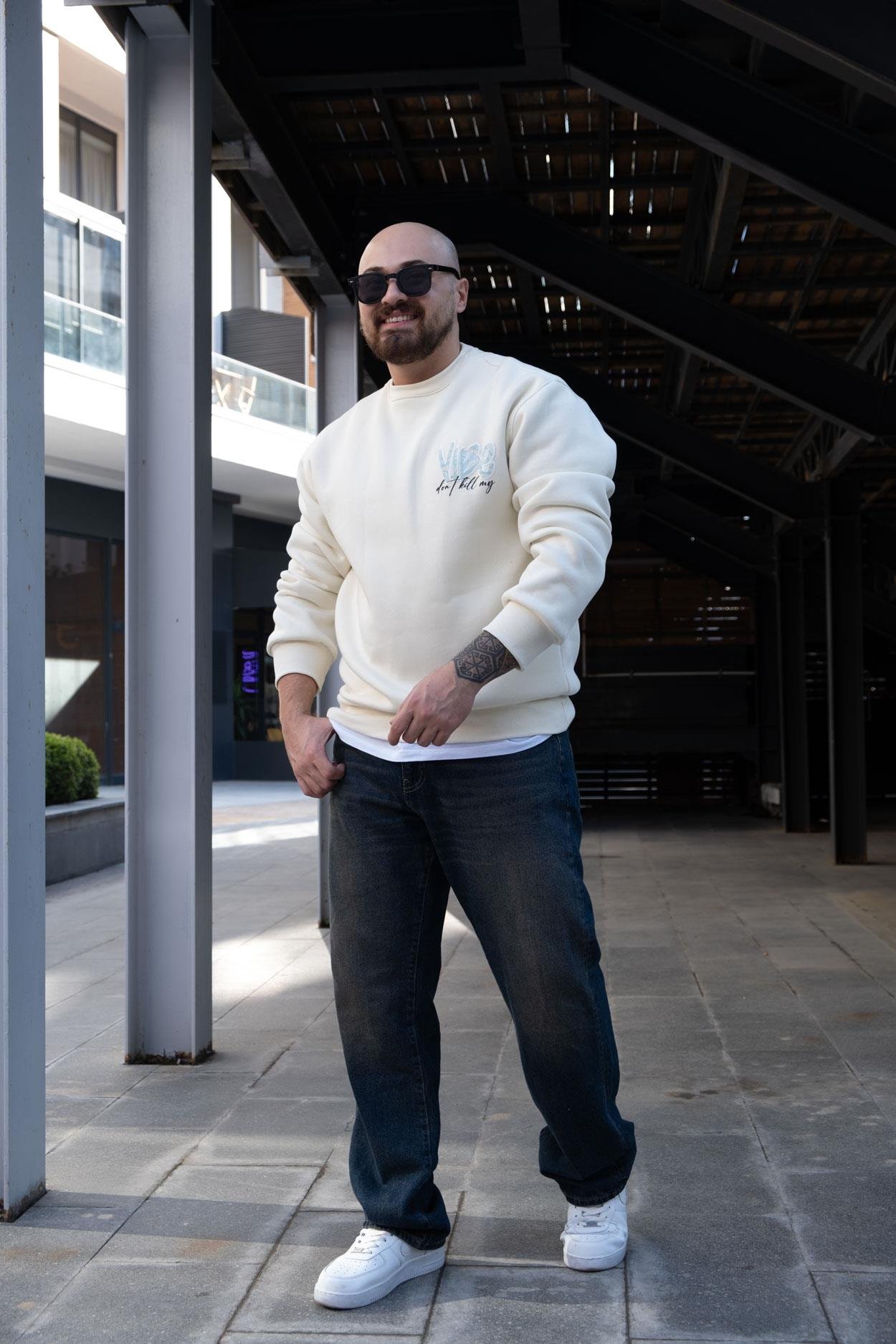 Sırt Detaylı Oversize Sweatshirt (SVTK29)